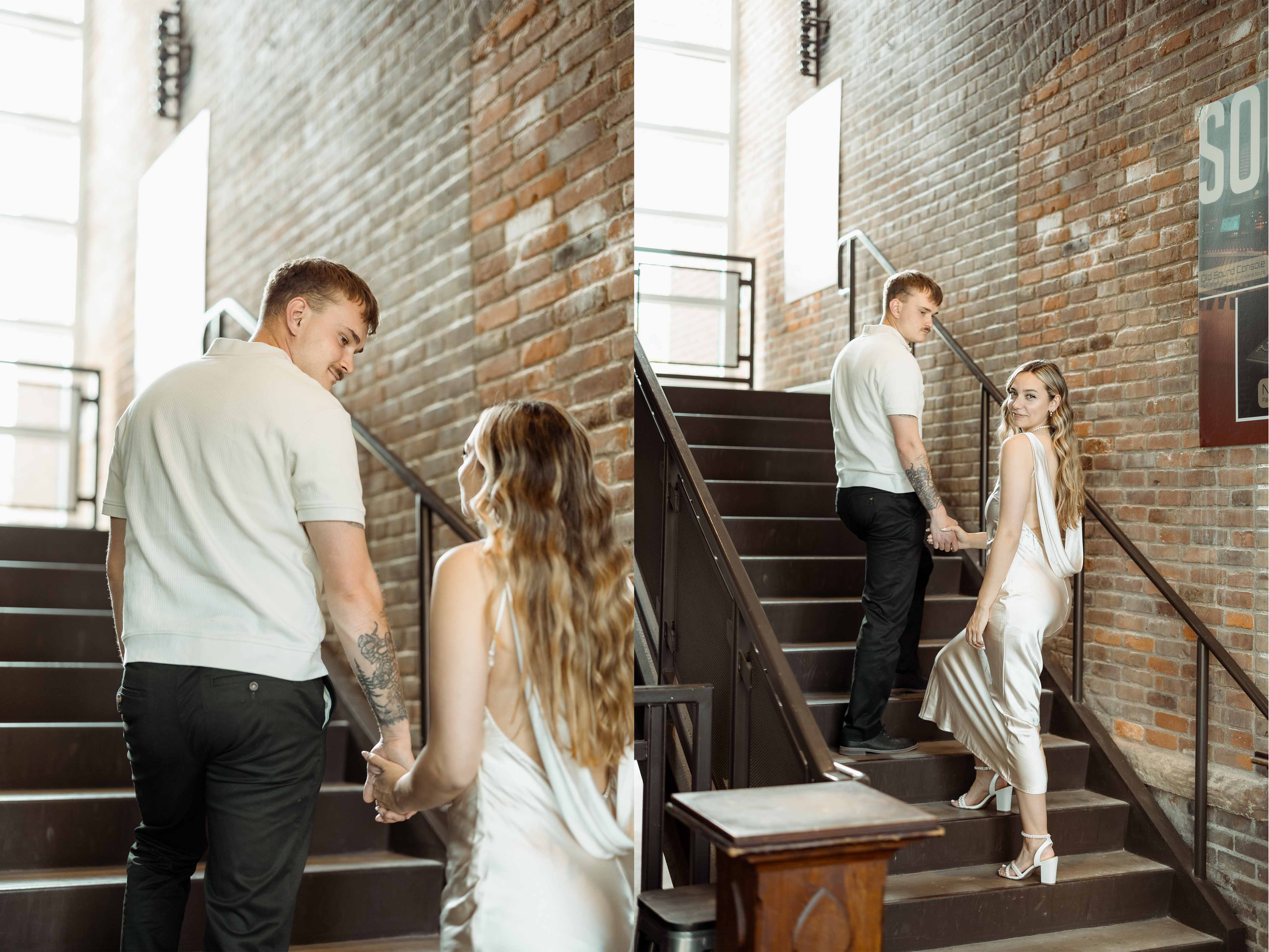 Downtown Cedar Rapids Engagement Pictures, Cedar Rapids, Iowa