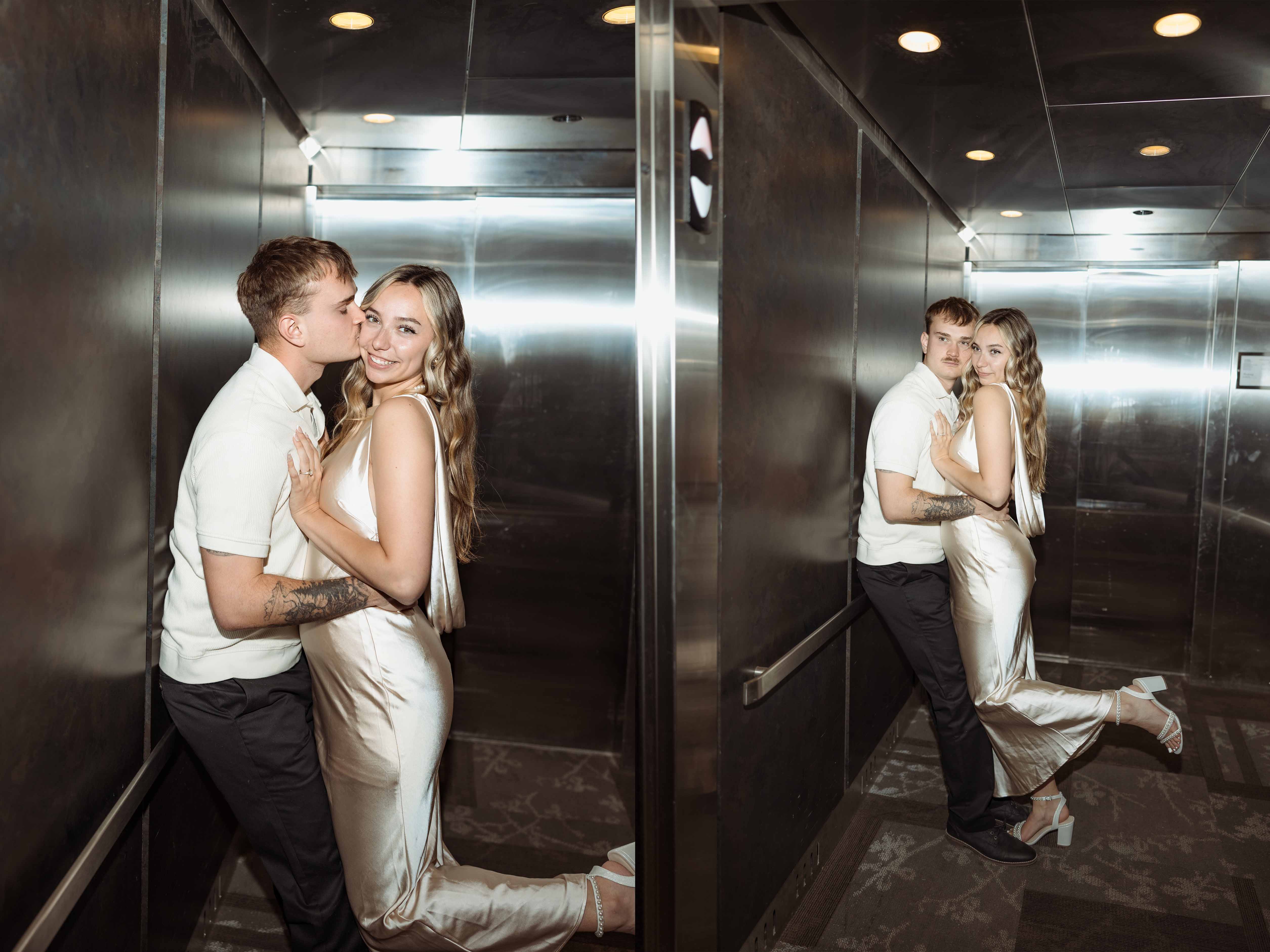 Downtown Cedar Rapids Engagement Pictures, Cedar Rapids, Iowa