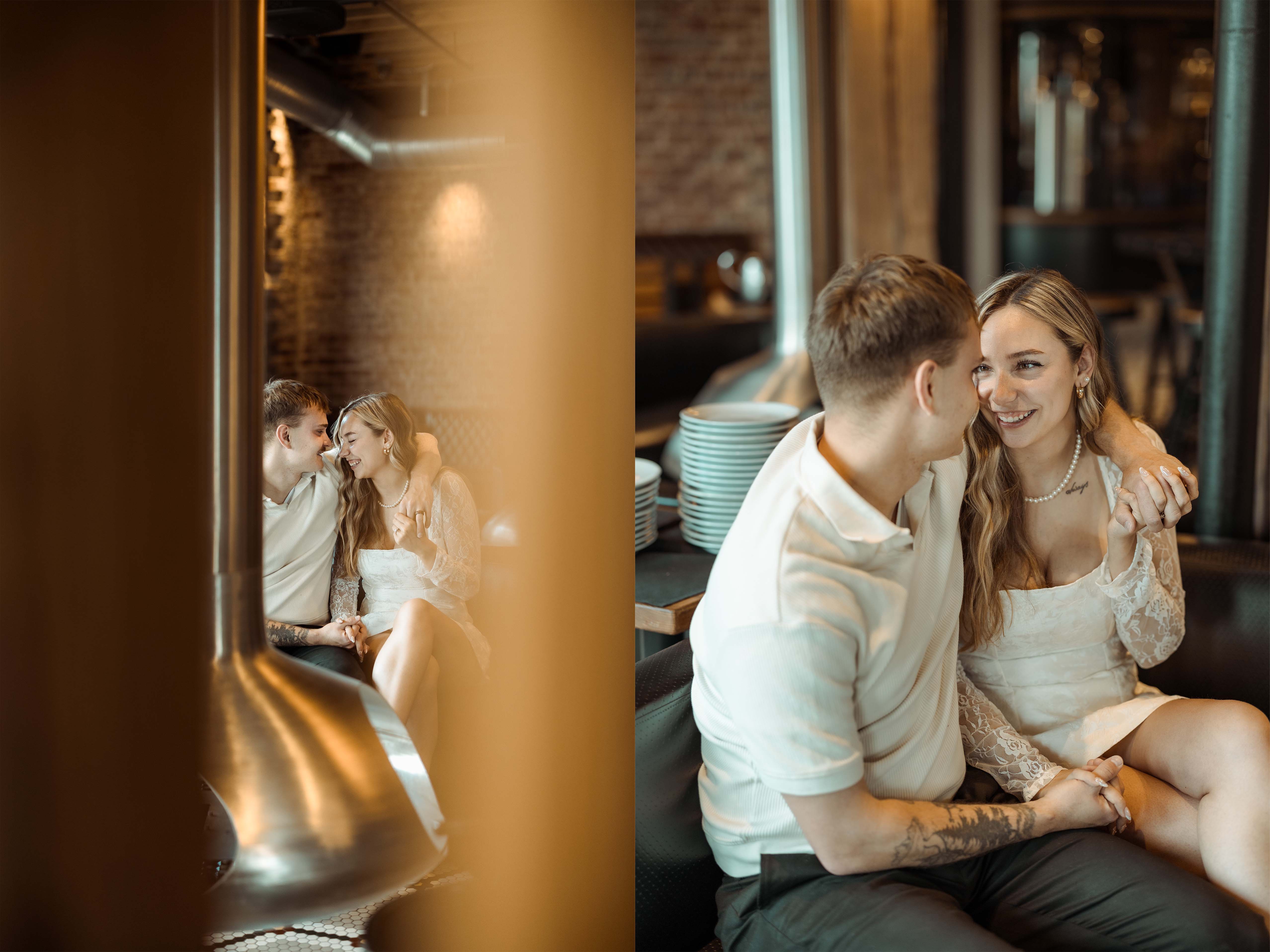 Downtown Cedar Rapids Engagement Pictures, Cedar Rapids, Iowa