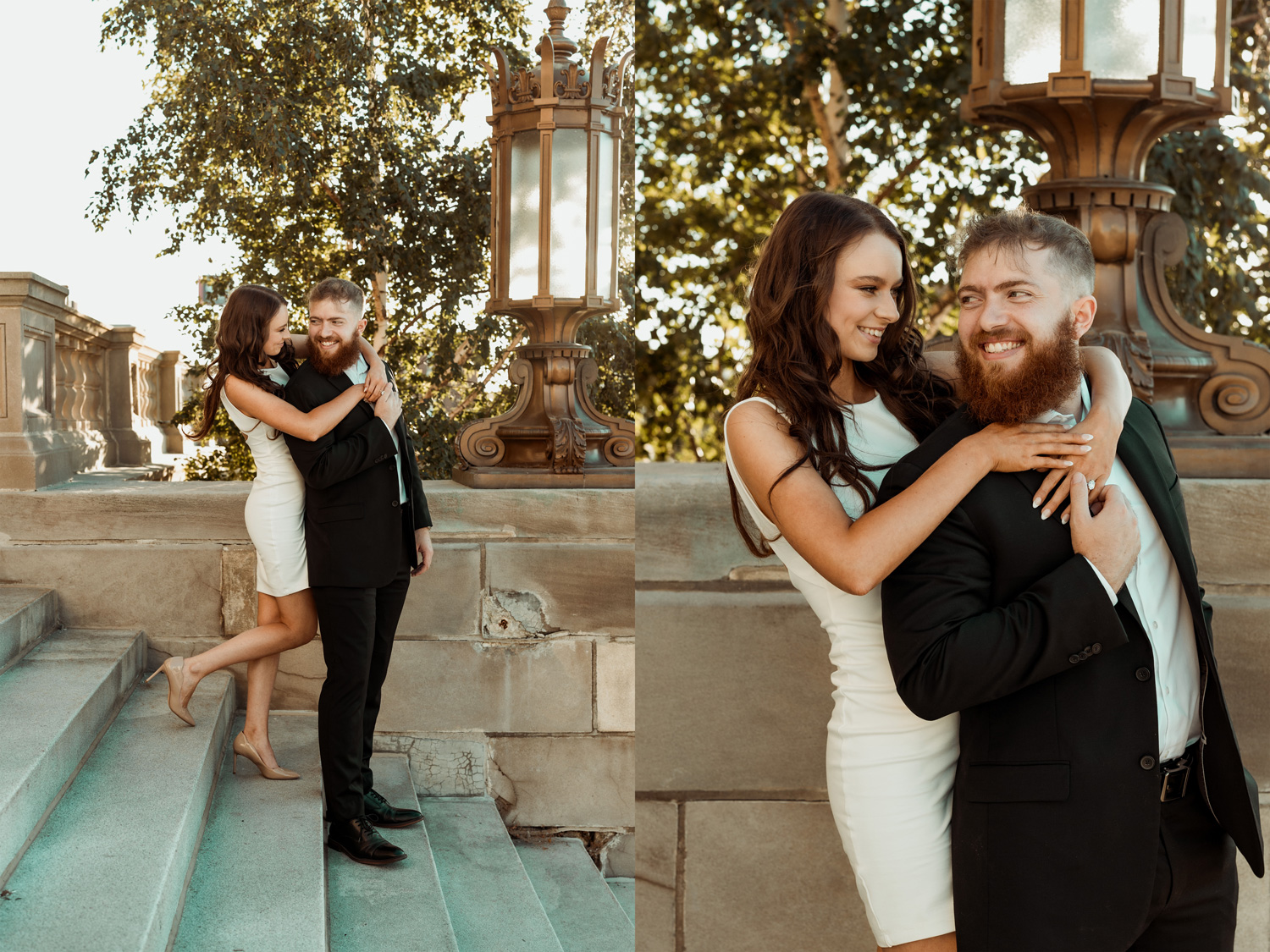 Downtown Cedar Rapids Engagement Pictures, Cedar Rapids, Iowa