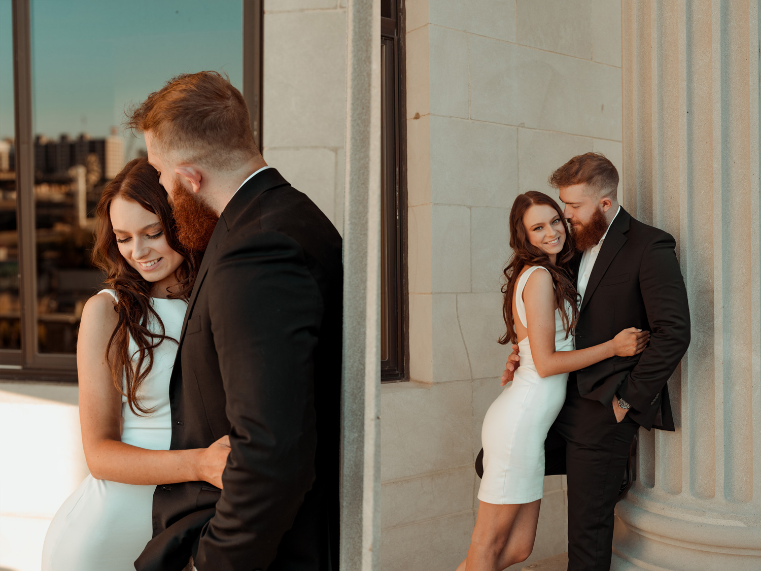 Downtown Cedar Rapids Engagement Pictures, Cedar Rapids, Iowa
