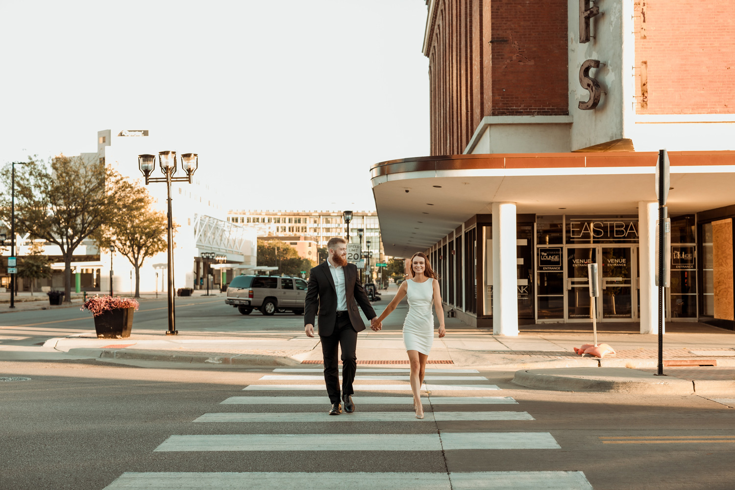 Downtown Cedar Rapids Engagement Pictures, Cedar Rapids, Iowa