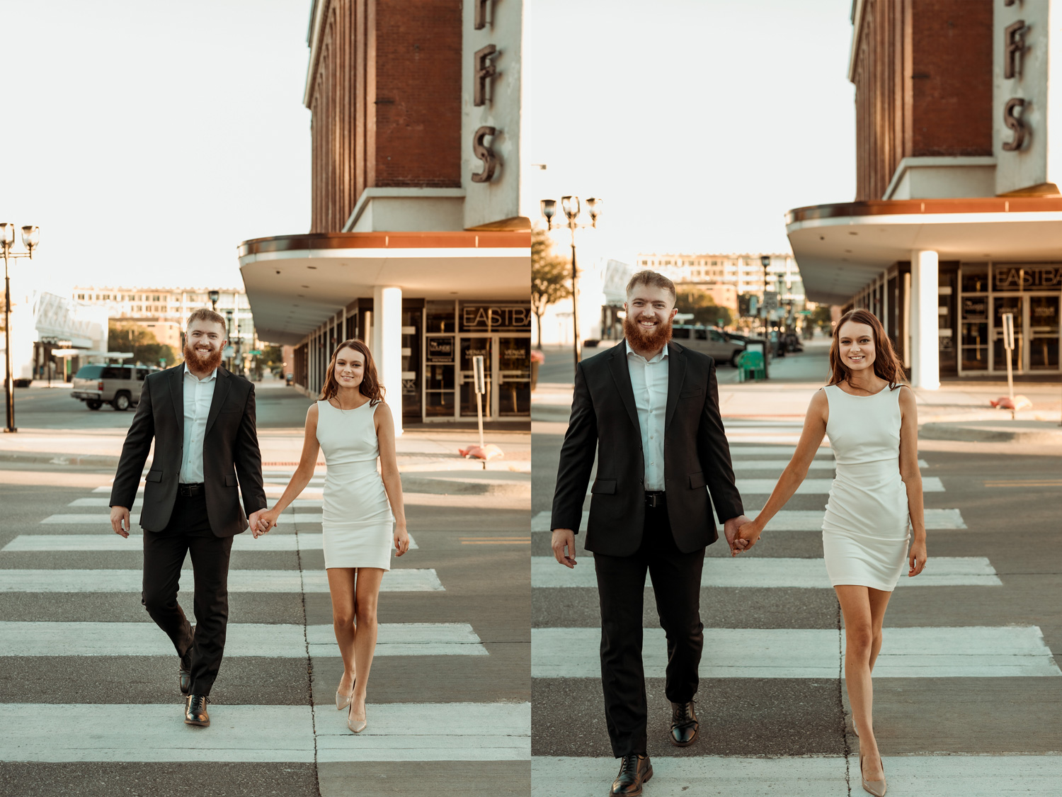 Downtown Cedar Rapids Engagement Pictures, Cedar Rapids, Iowa