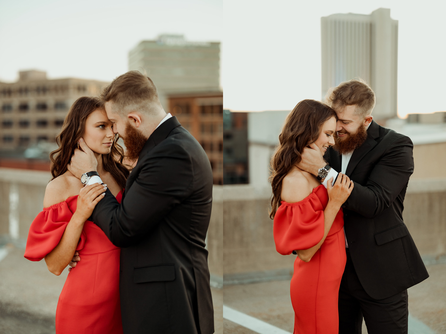 Downtown Cedar Rapids Engagement Pictures, Cedar Rapids, Iowa