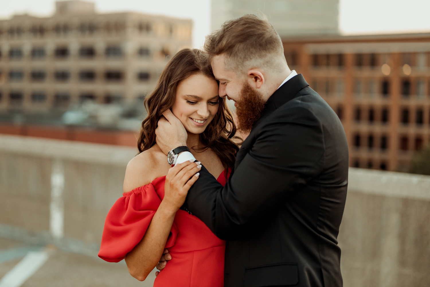 Downtown Cedar Rapids Engagement Pictures, Cedar Rapids, Iowa