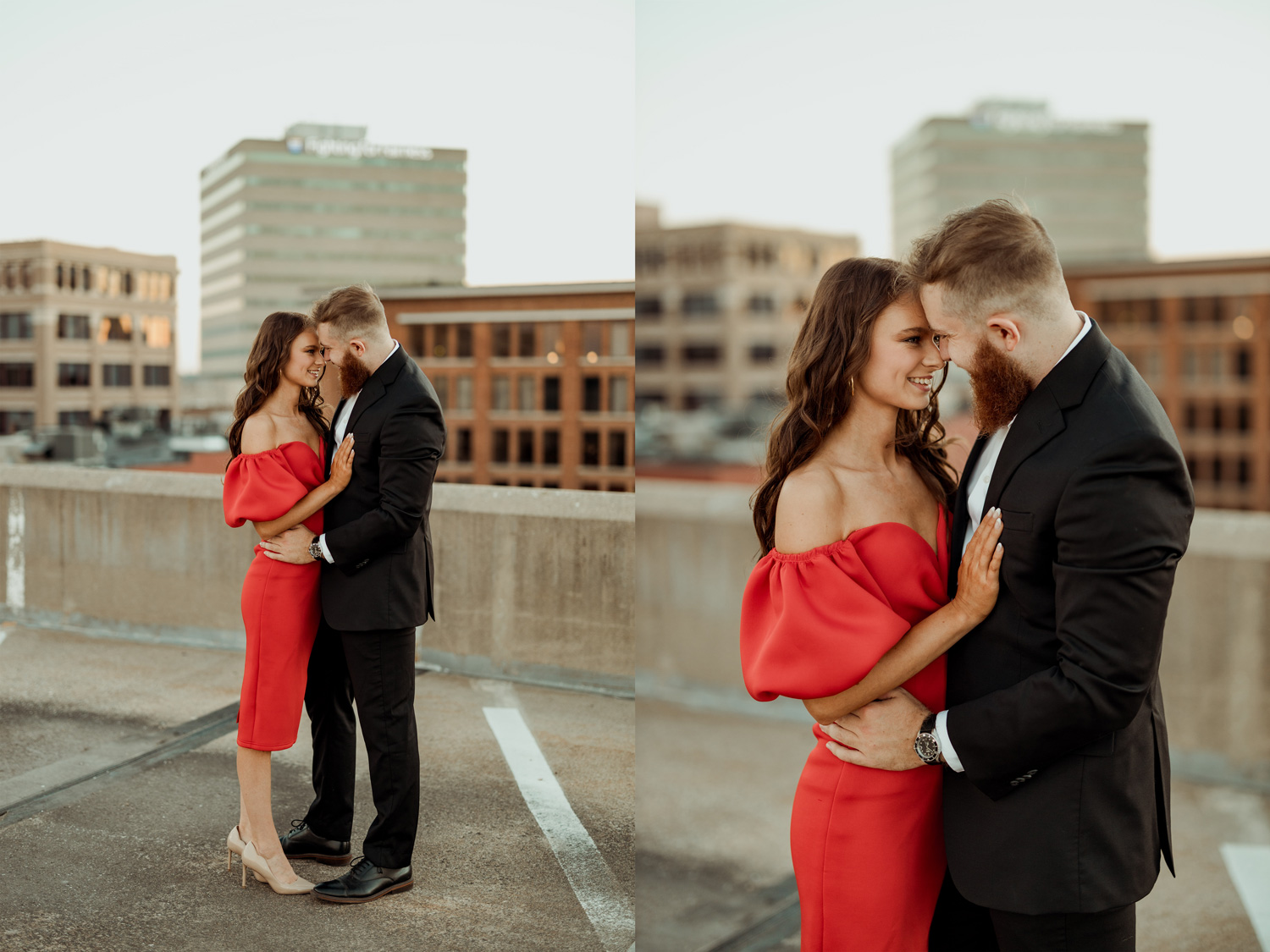 Downtown Cedar Rapids Engagement Pictures, Cedar Rapids, Iowa