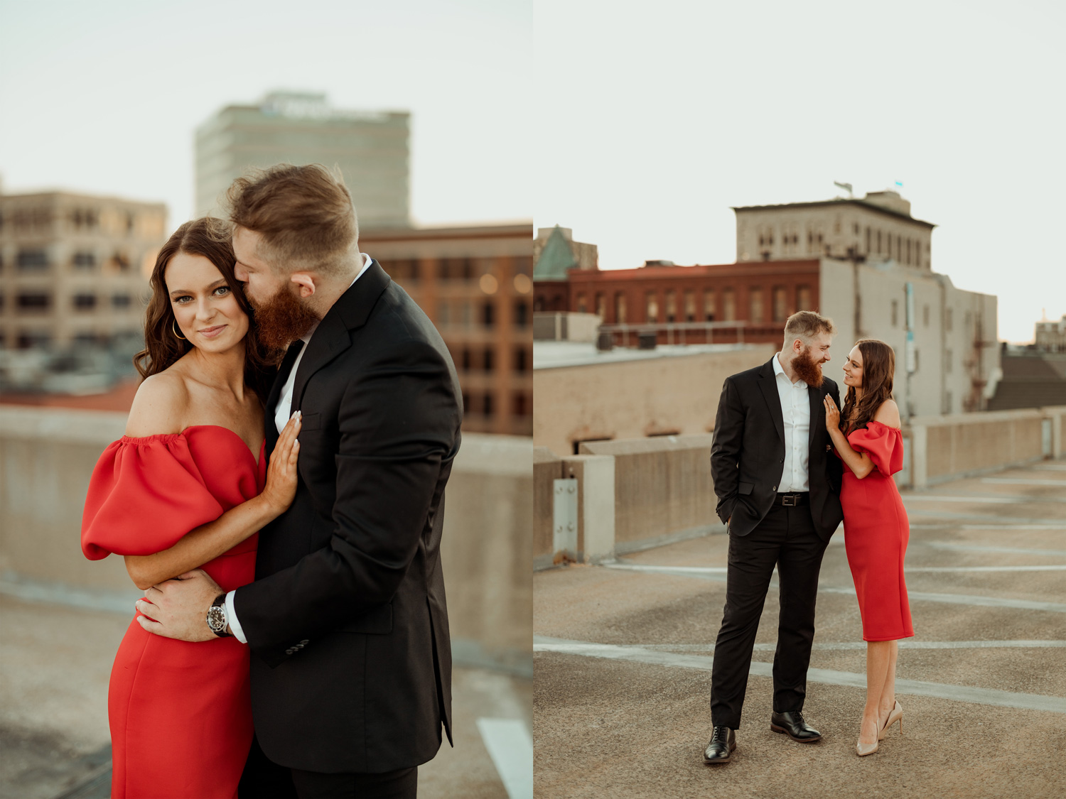 Downtown Cedar Rapids Engagement Pictures, Cedar Rapids, Iowa