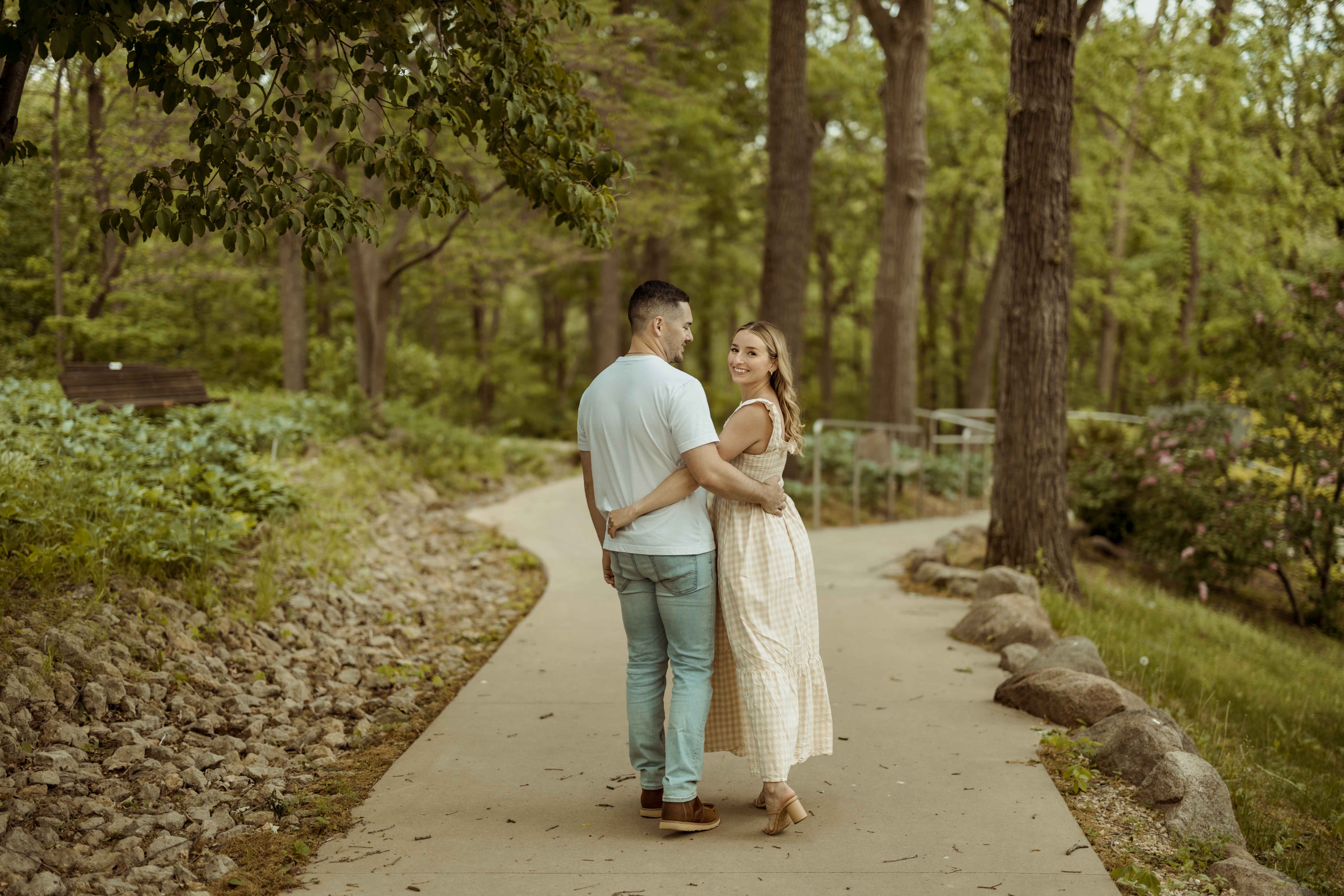 Millwork District Engagement Pictures Dubuque Iowa