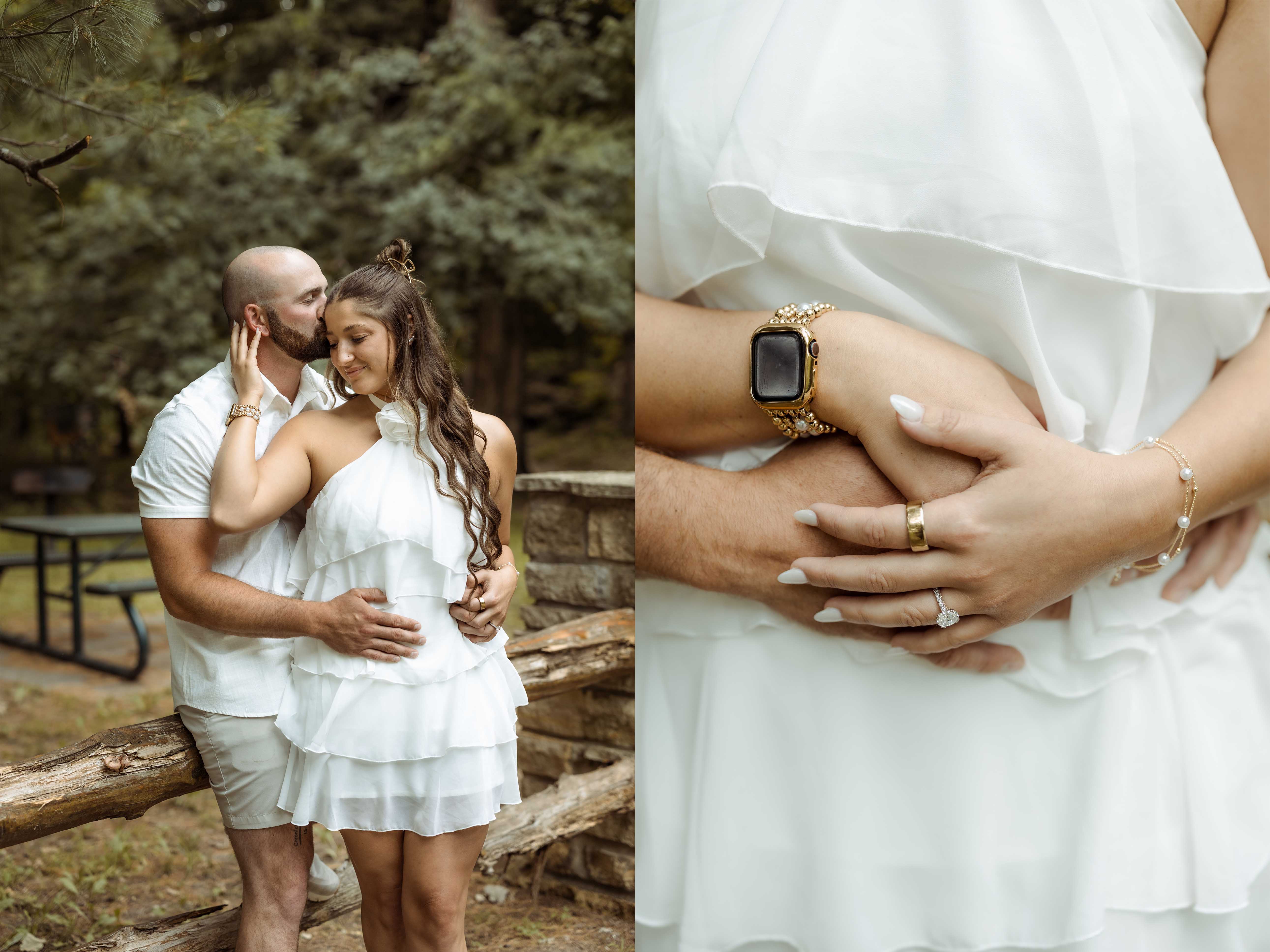 Palisades Park Engagement, Mount Vernon, Iowa