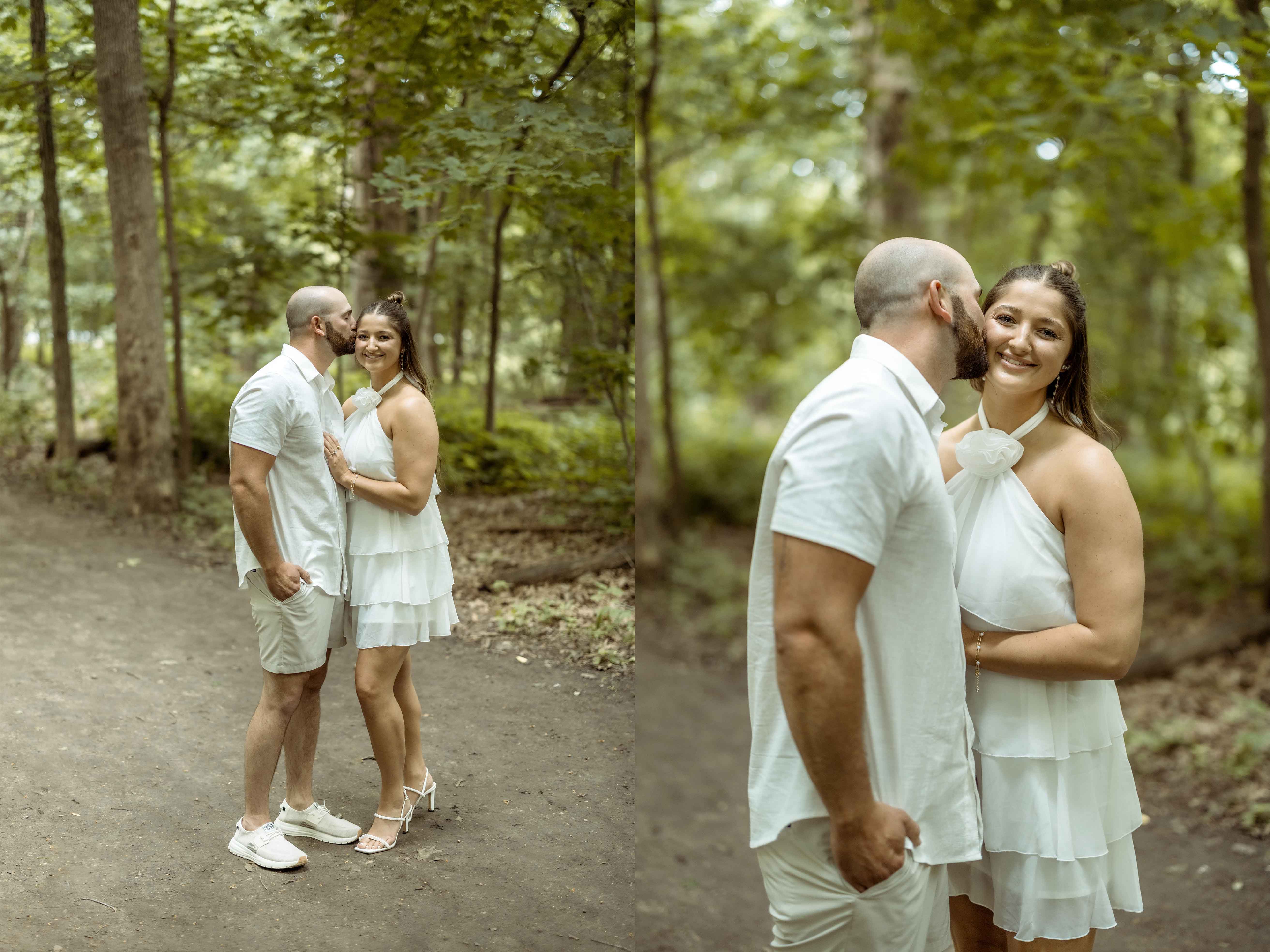 Palisades Park Engagement, Mount Vernon, Iowa