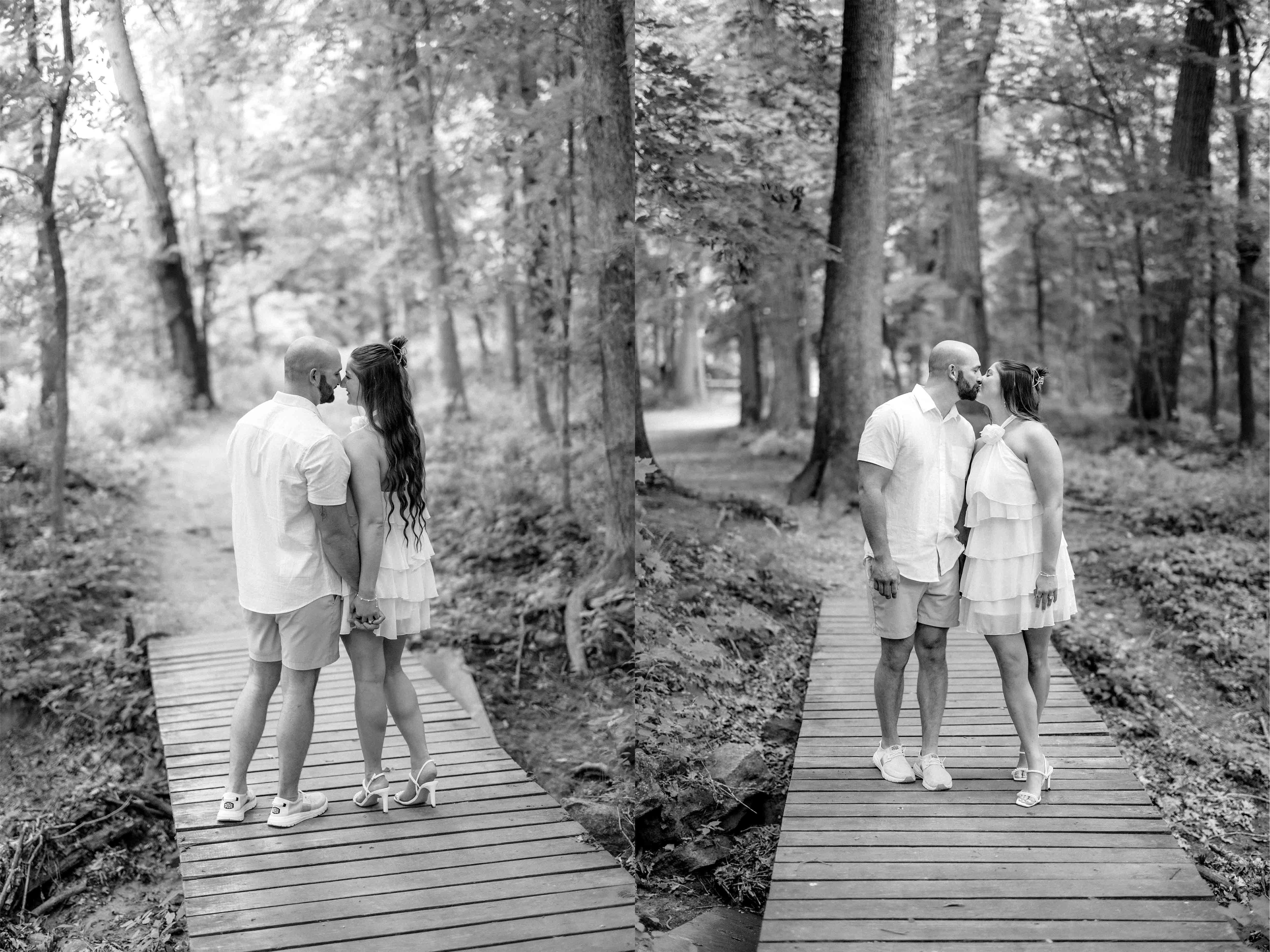 Palisades Park Engagement, Mount Vernon, Iowa