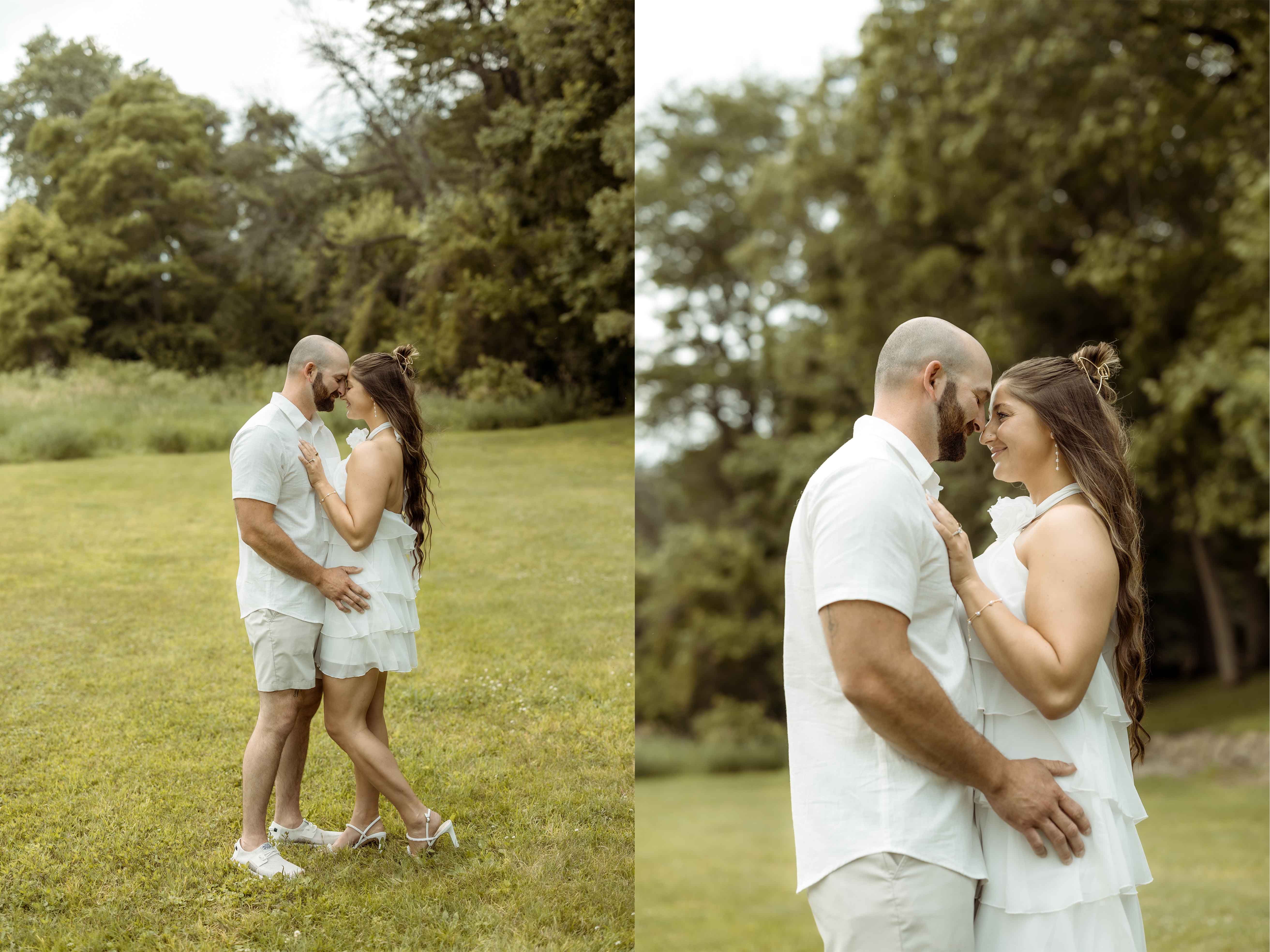 Palisades Park Engagement, Mount Vernon, Iowa