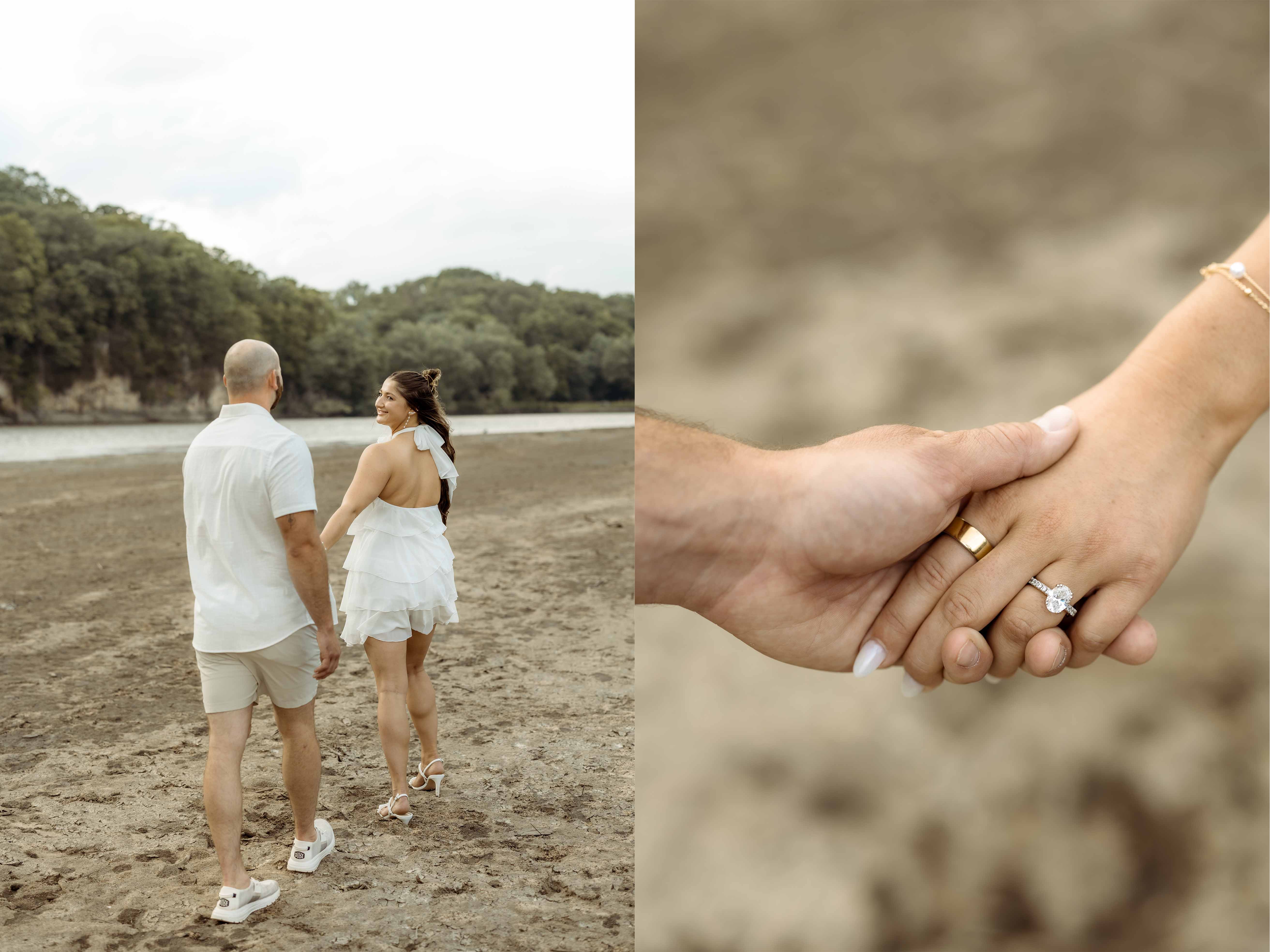 Palisades Park Engagement, Mount Vernon, Iowa