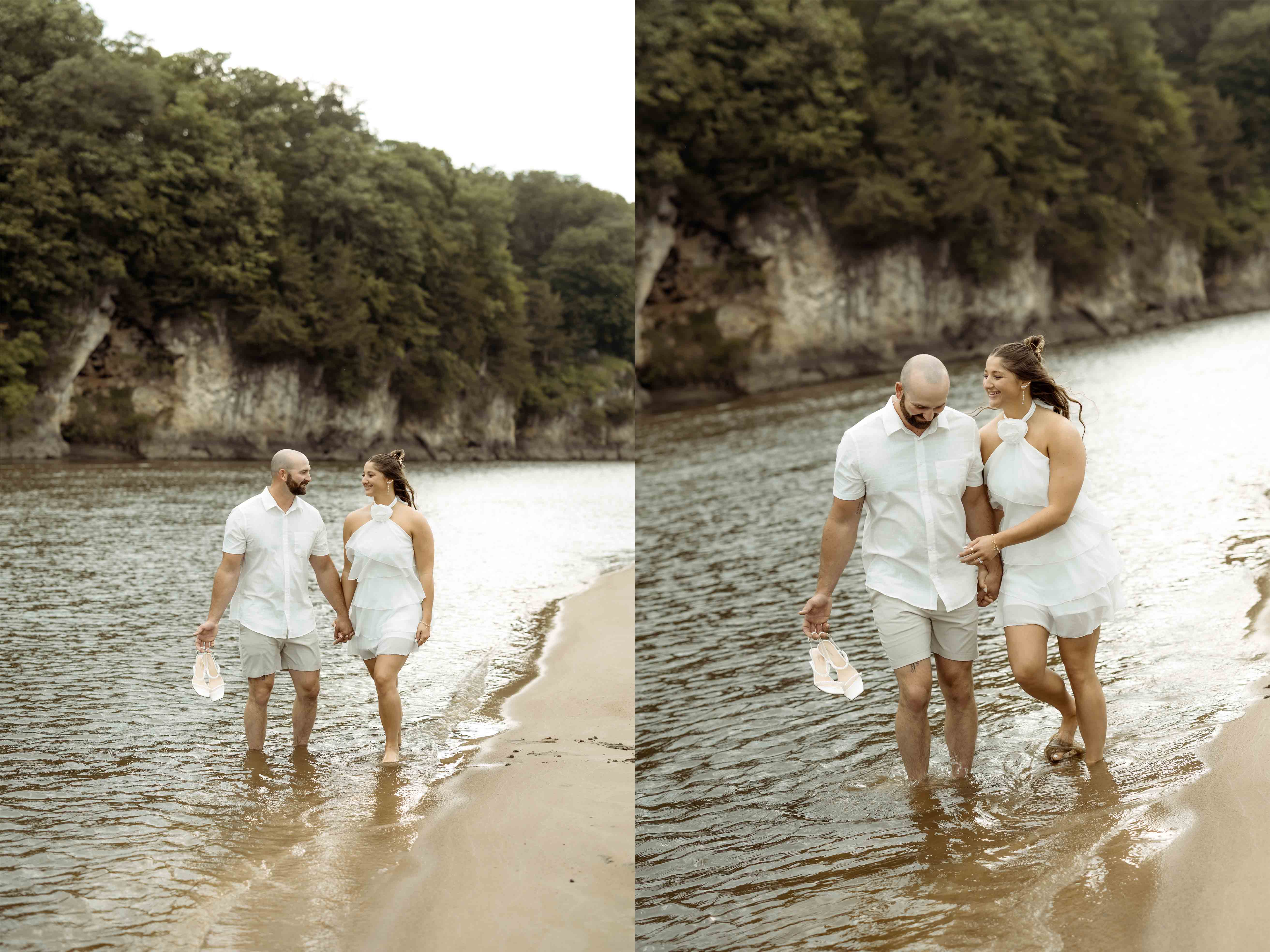 Palisades Park Engagement, Mount Vernon, Iowa