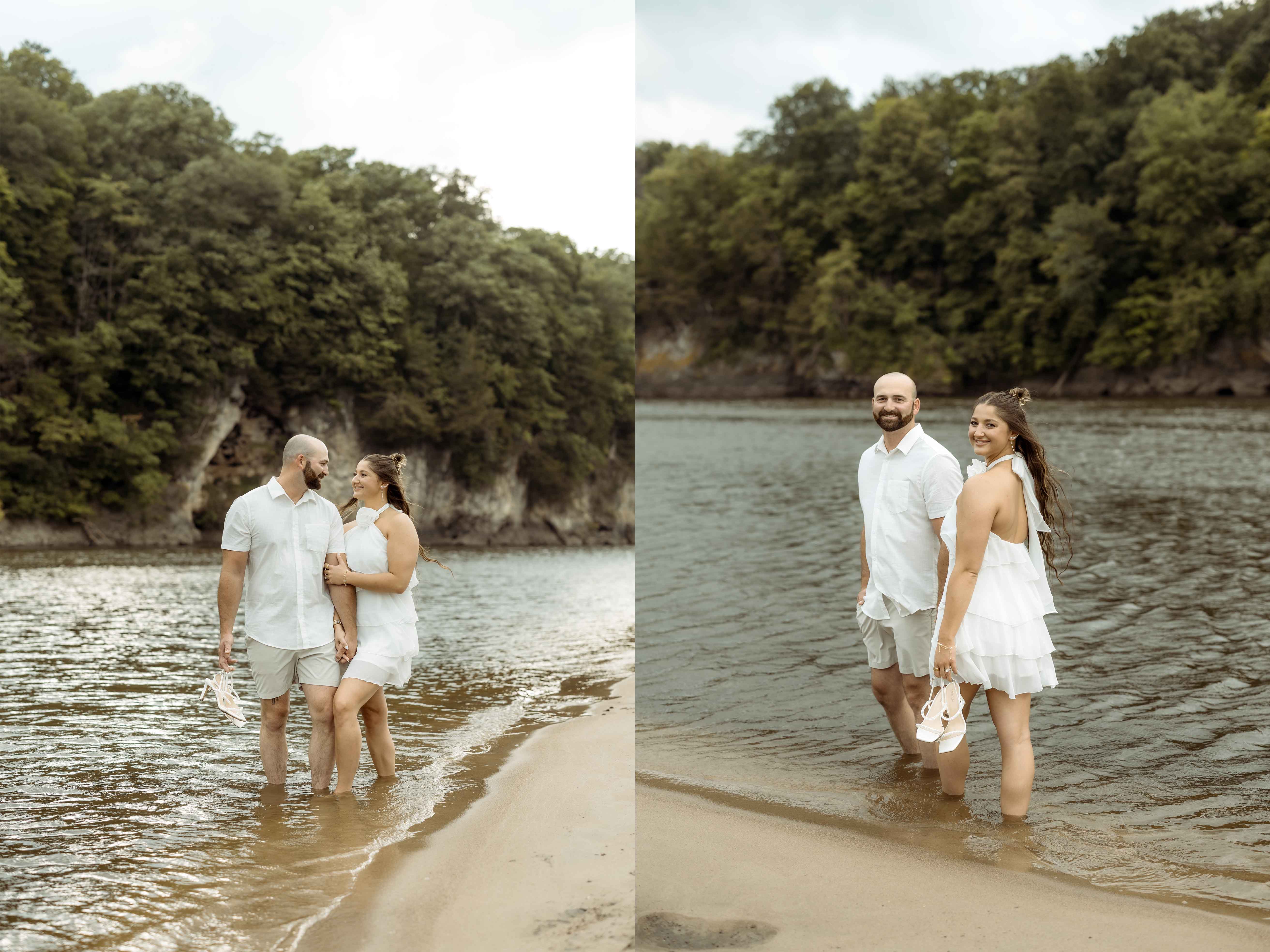 Palisades Park Engagement, Mount Vernon, Iowa