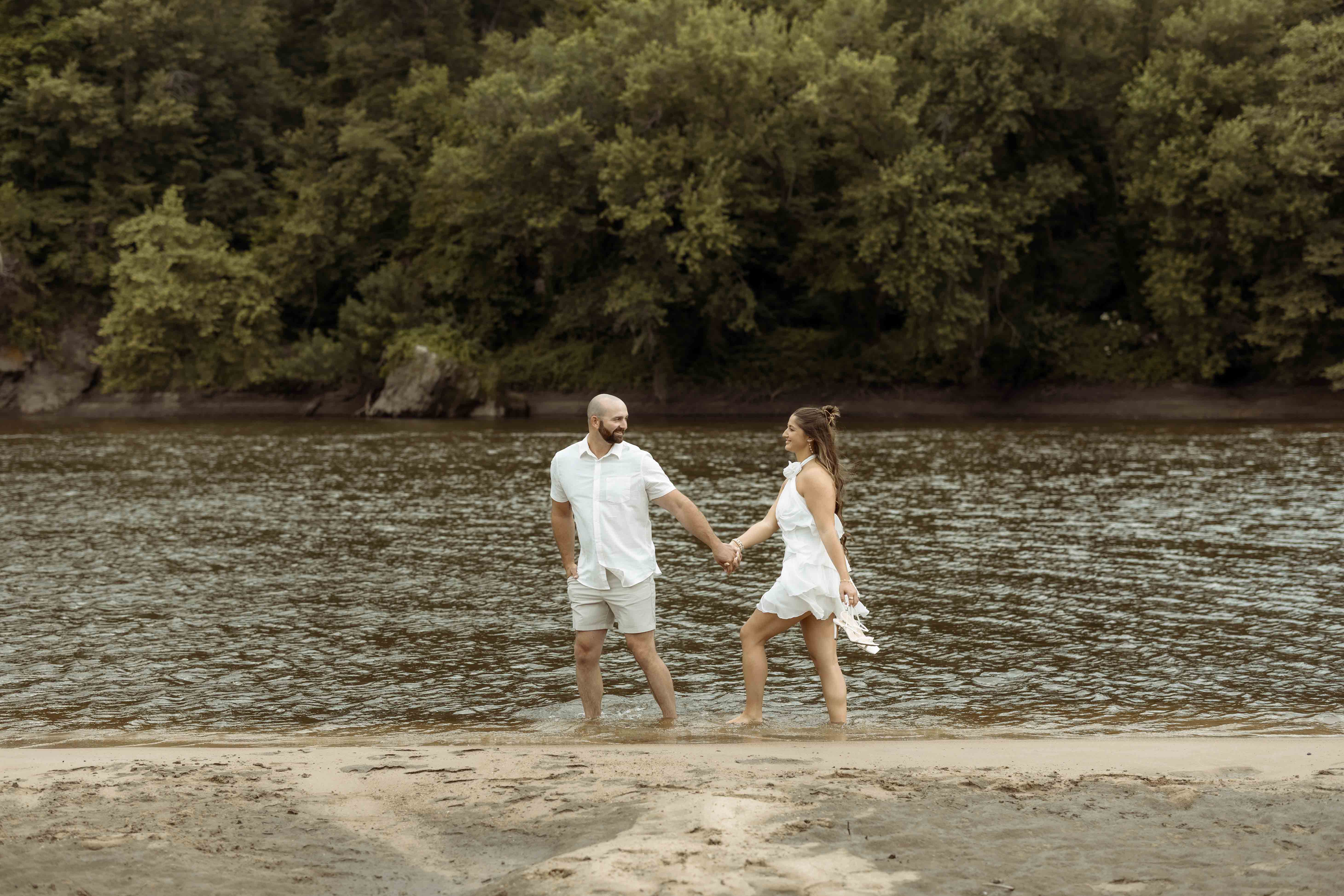 Palisades Park Engagement, Mount Vernon, Iowa