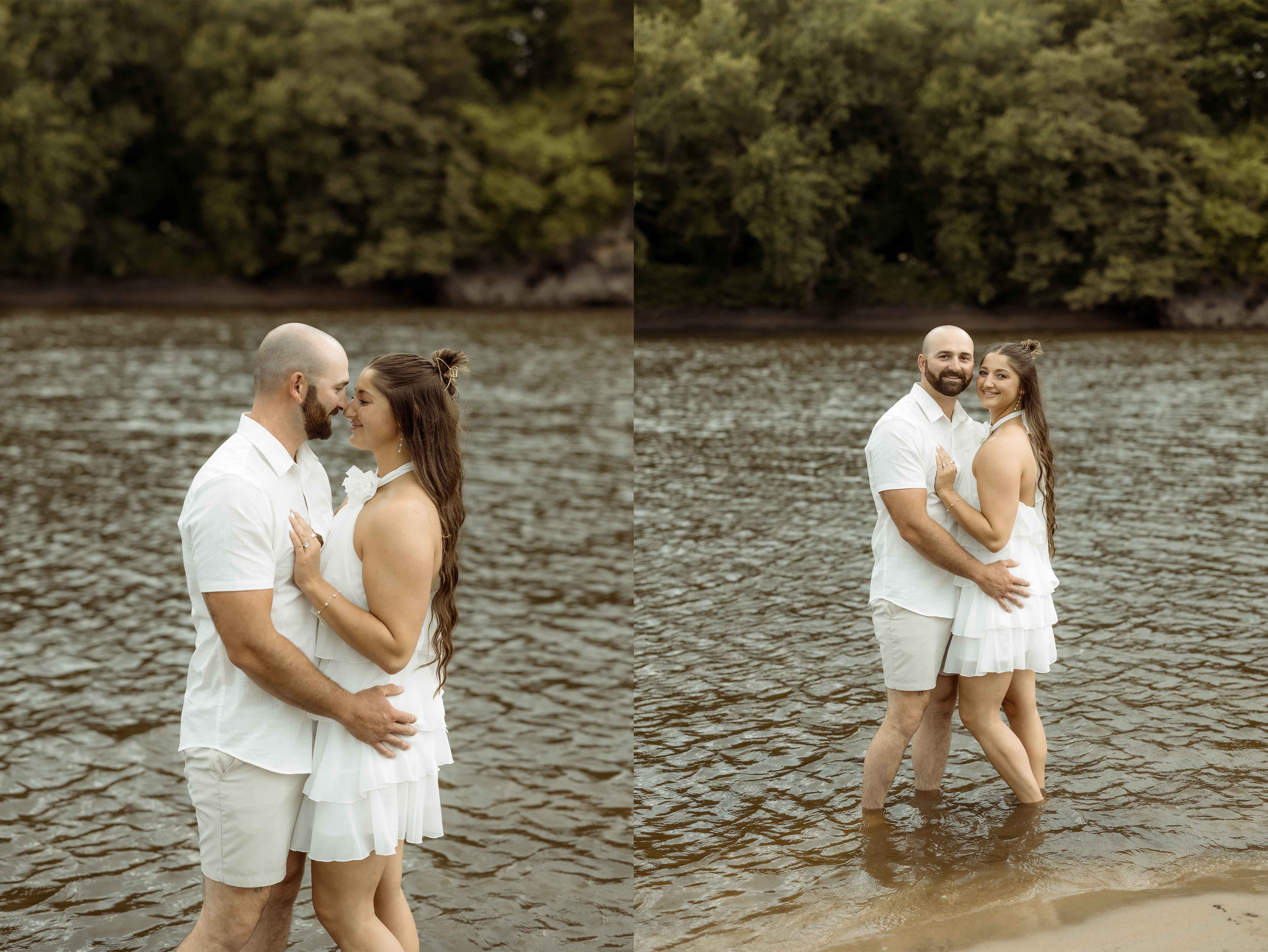 Palisades Park Engagement, Mount Vernon, Iowa