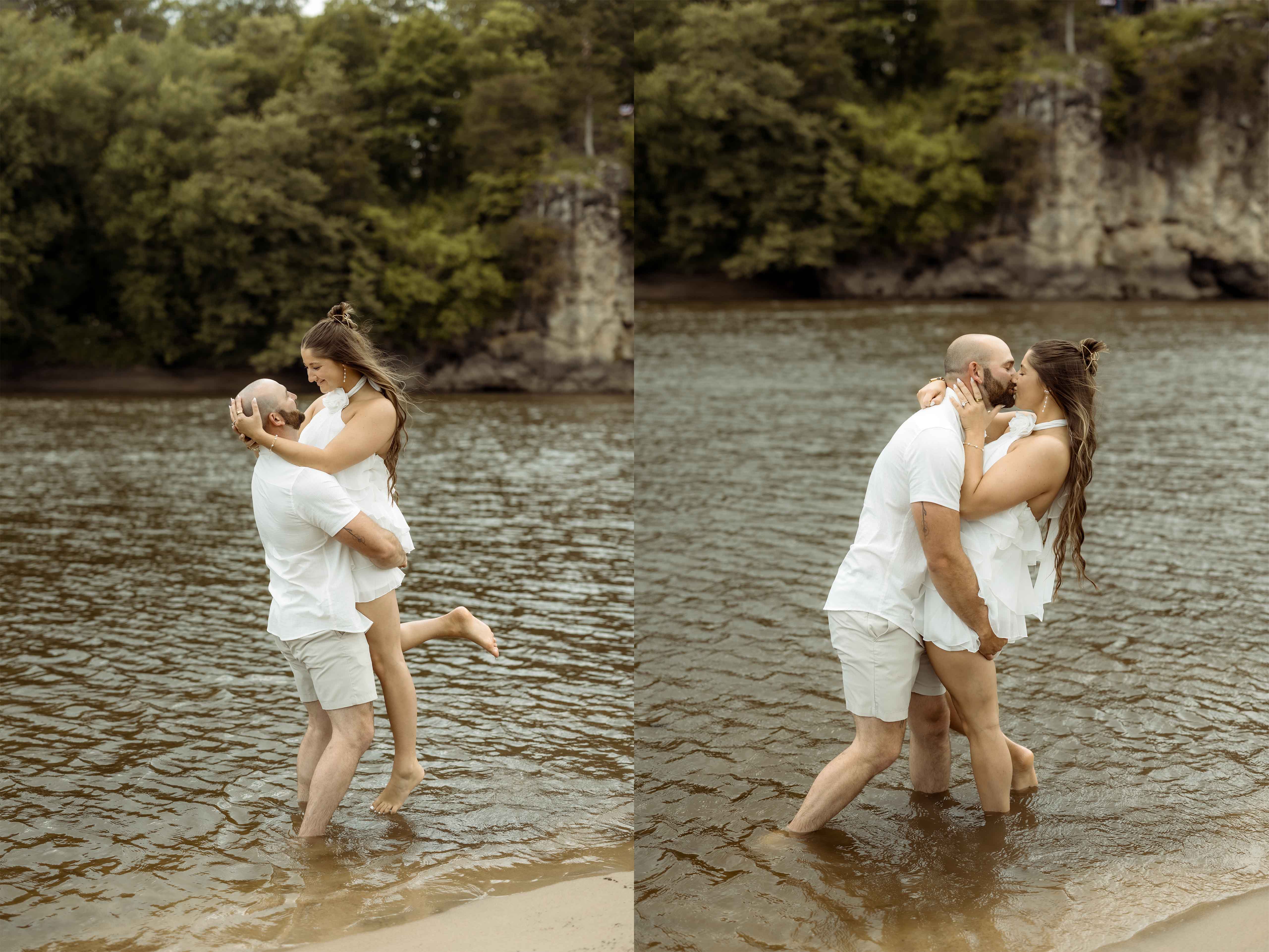 Palisades Park Engagement, Mount Vernon, Iowa