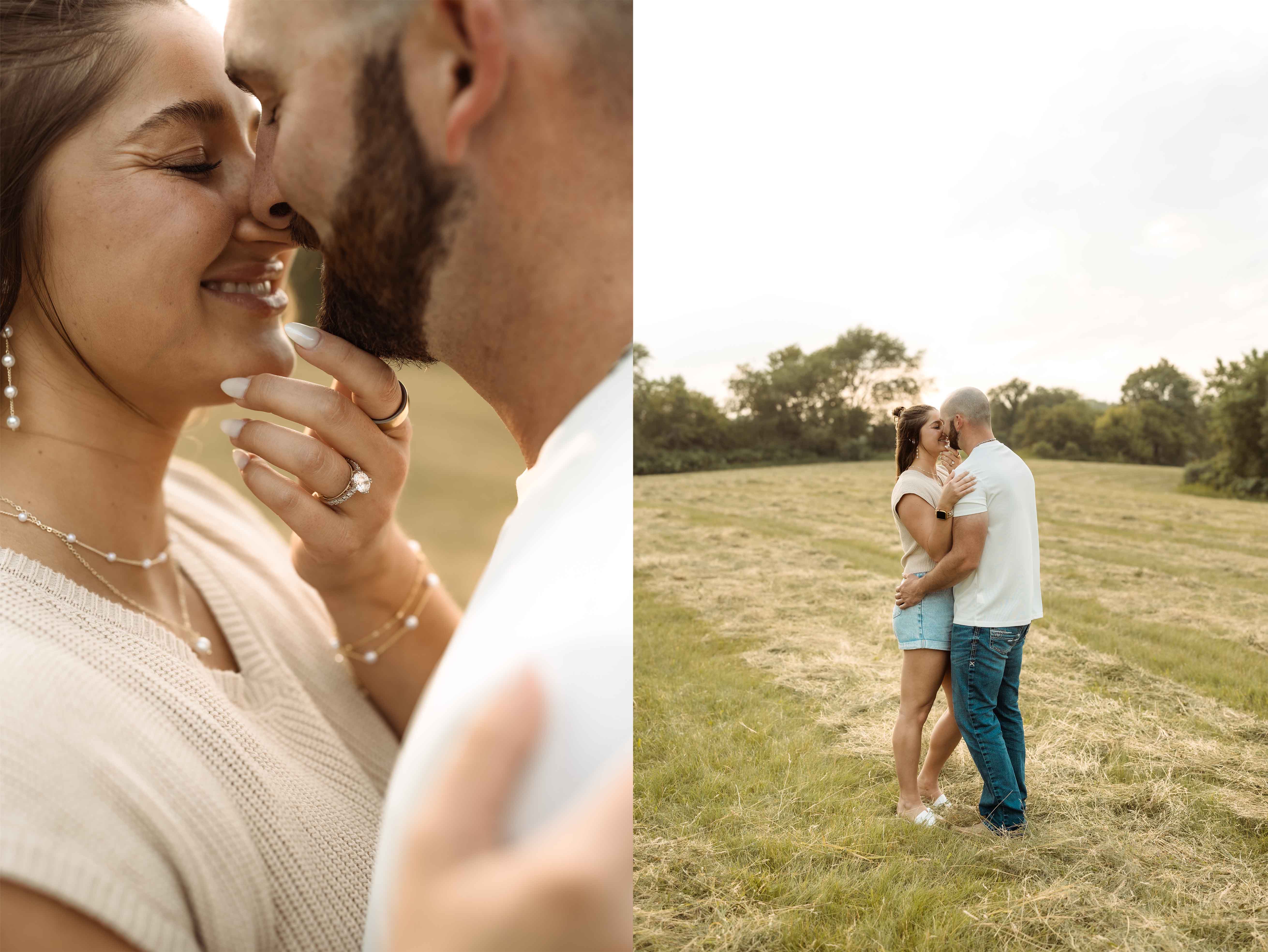 Palisades Park Engagement, Mount Vernon, Iowa