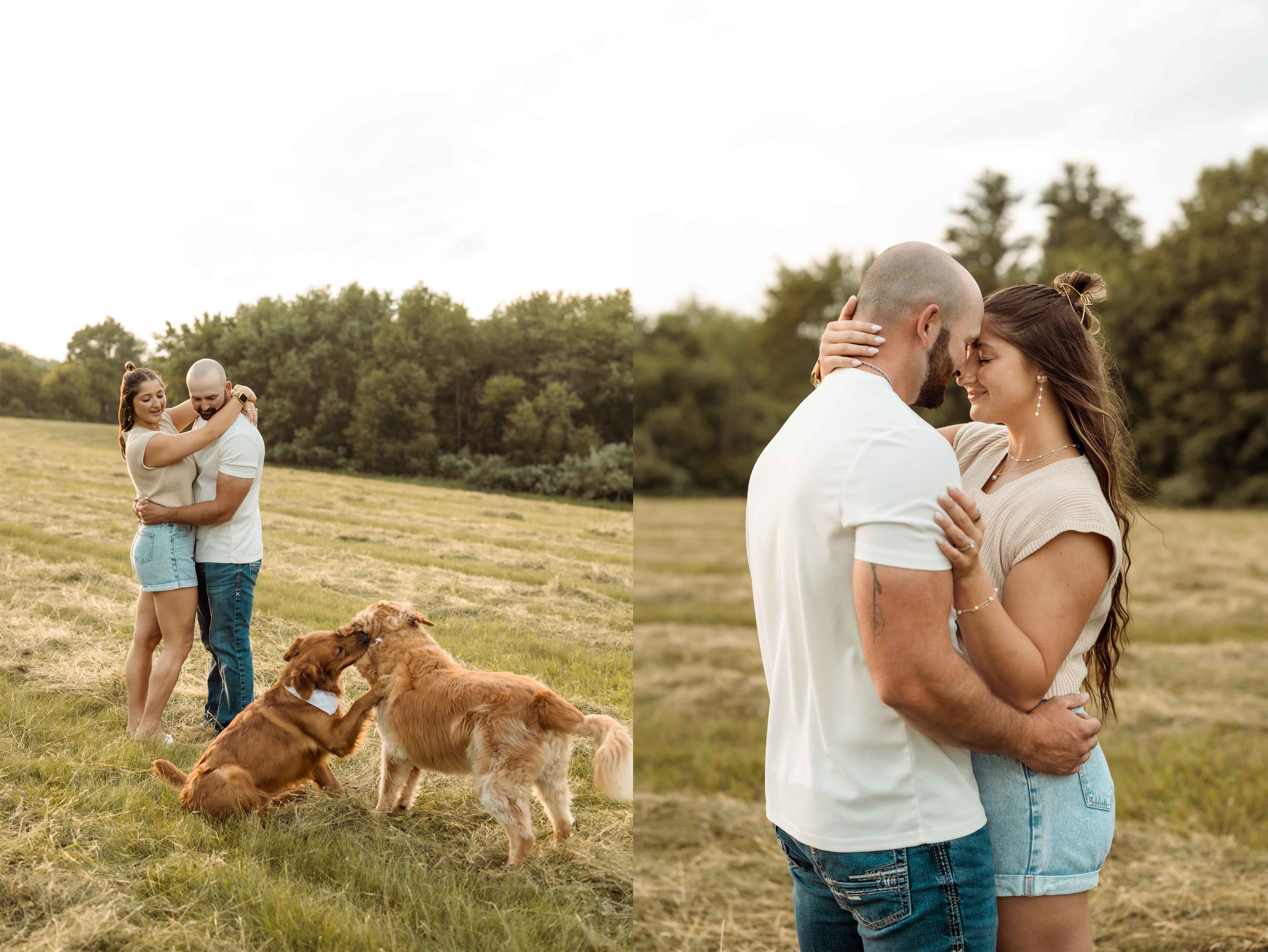 Palisades Park Engagement, Mount Vernon, Iowa