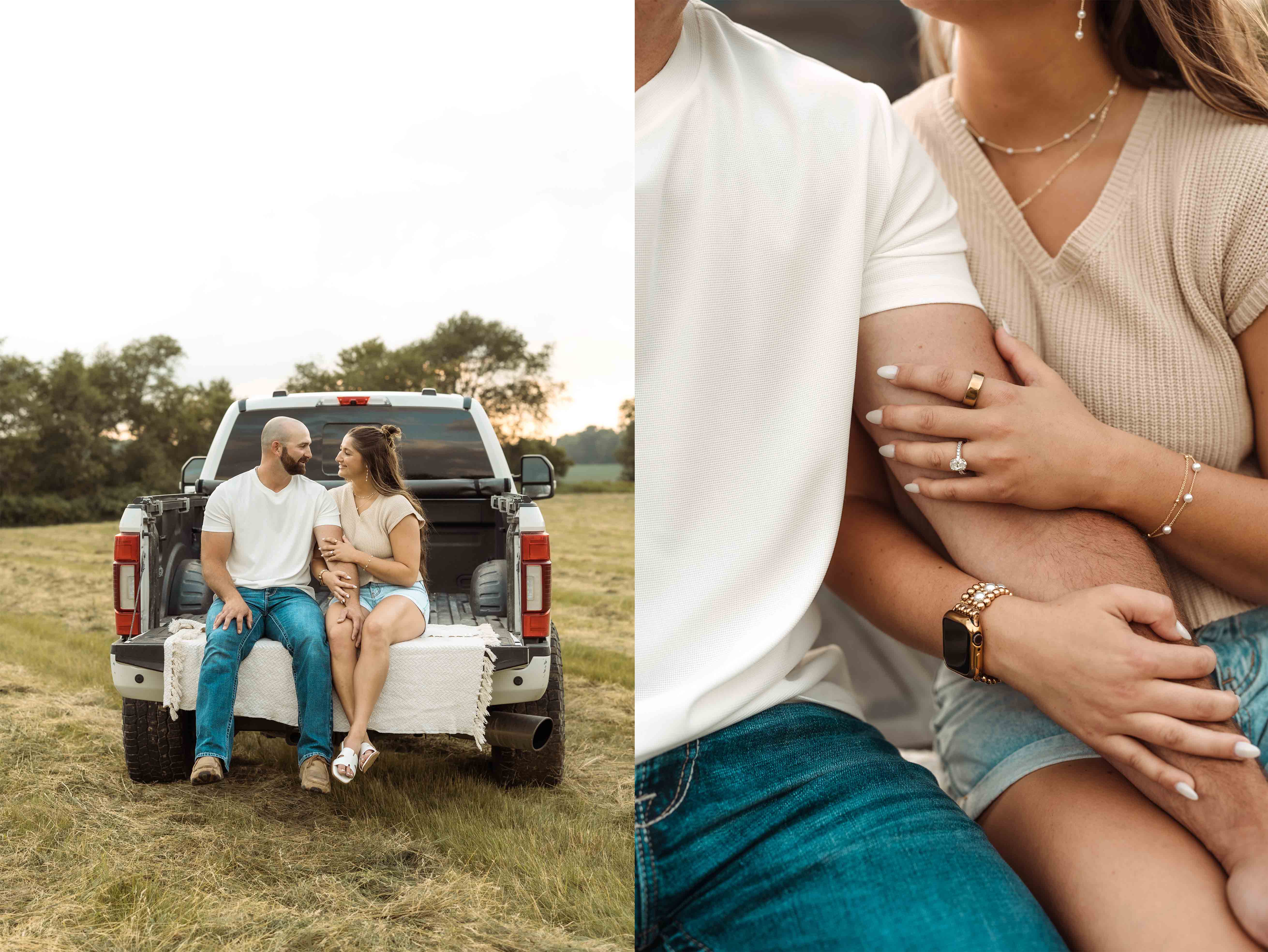 Palisades Park Engagement, Mount Vernon, Iowa