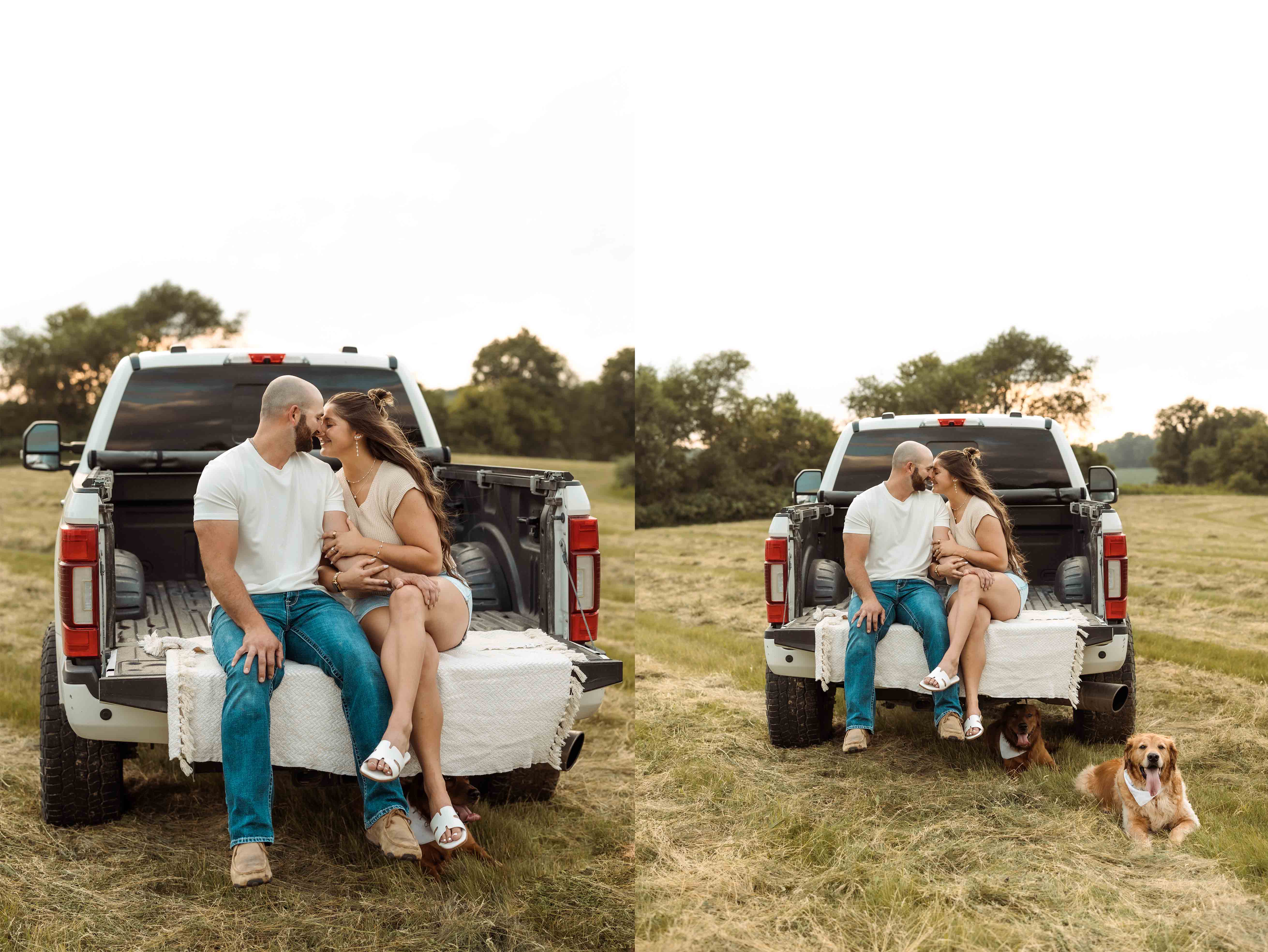 Palisades Park Engagement, Mount Vernon, Iowa