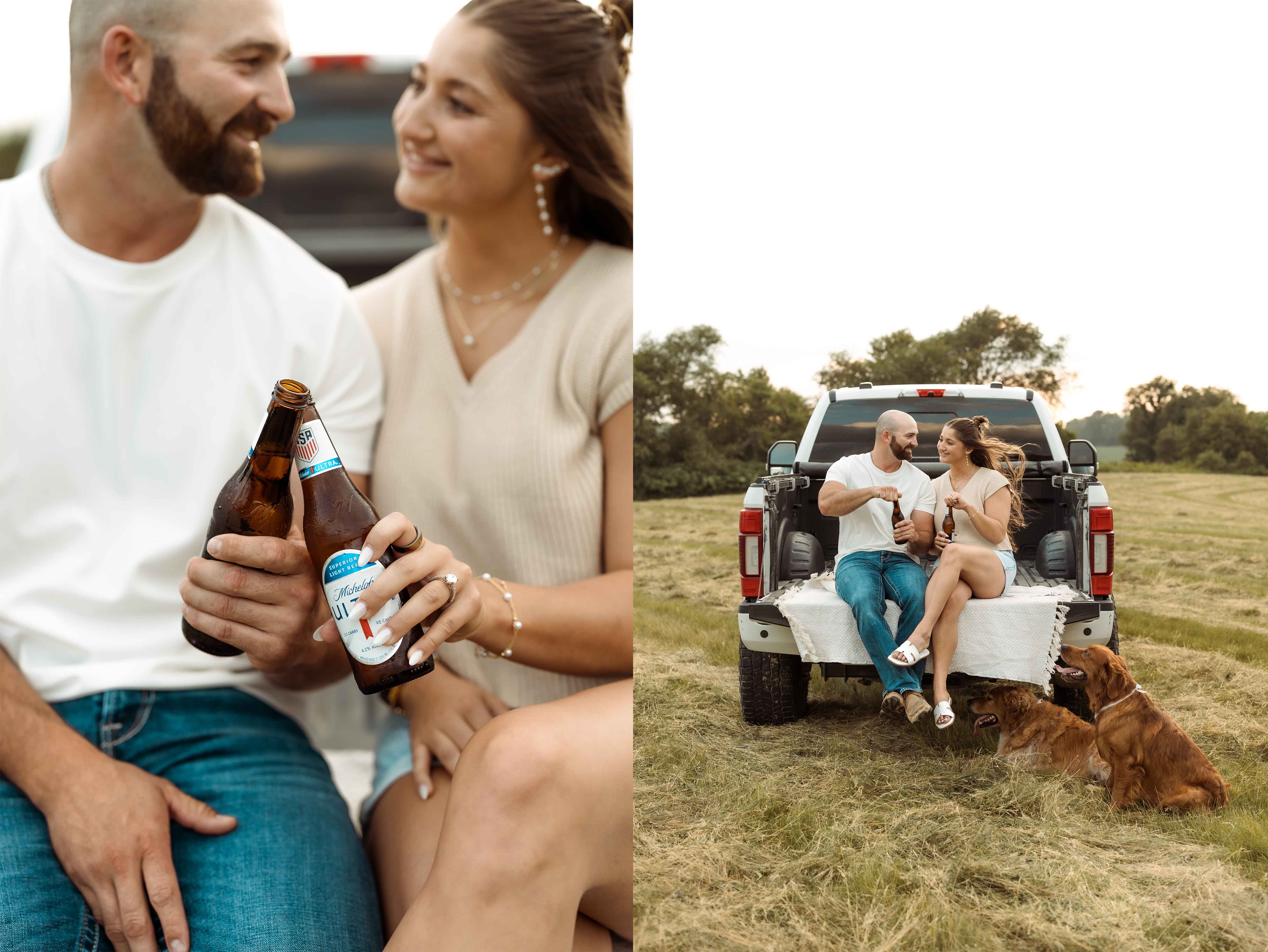 Palisades Park Engagement, Mount Vernon, Iowa