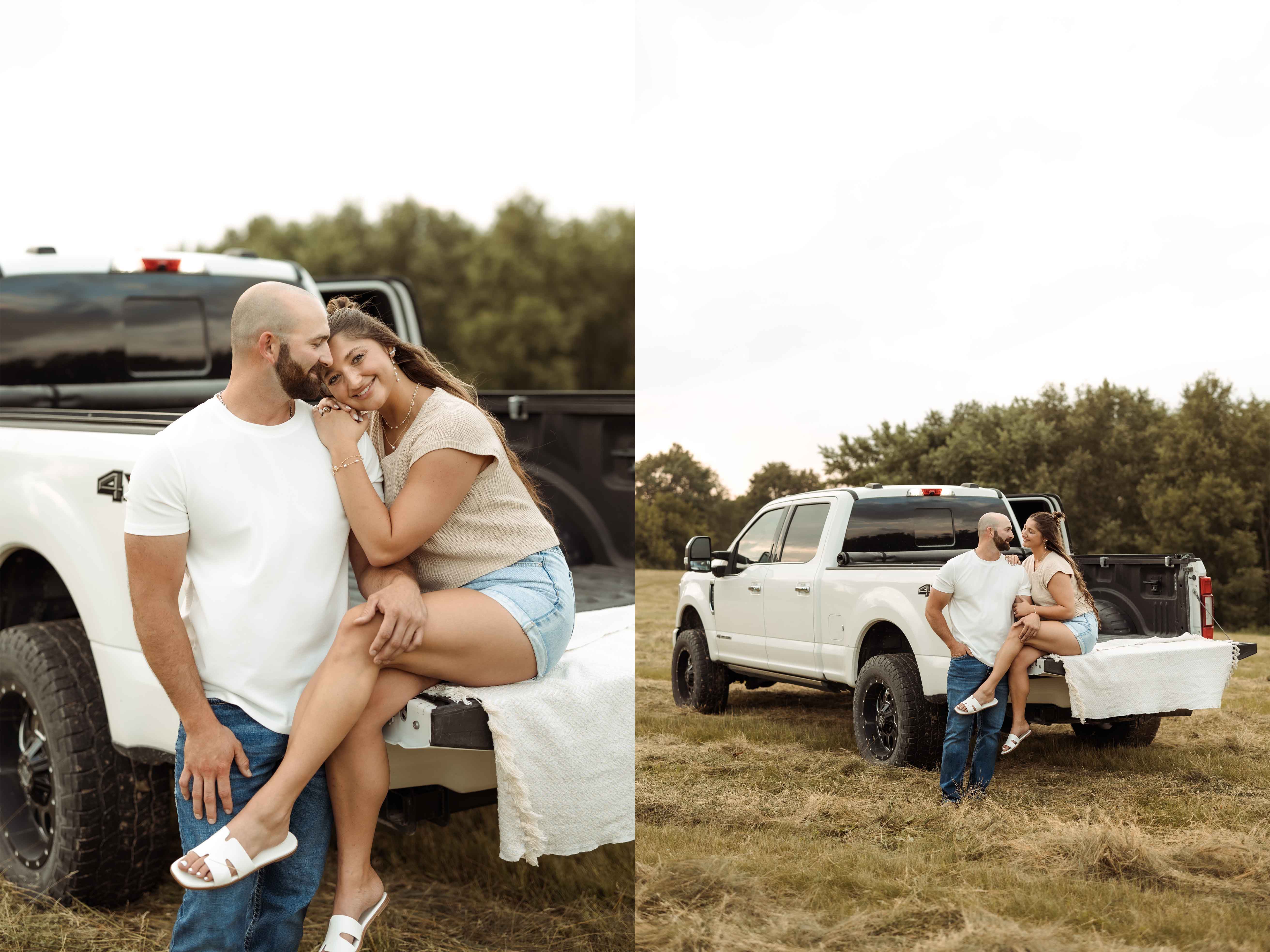 Palisades Park Engagement, Mount Vernon, Iowa