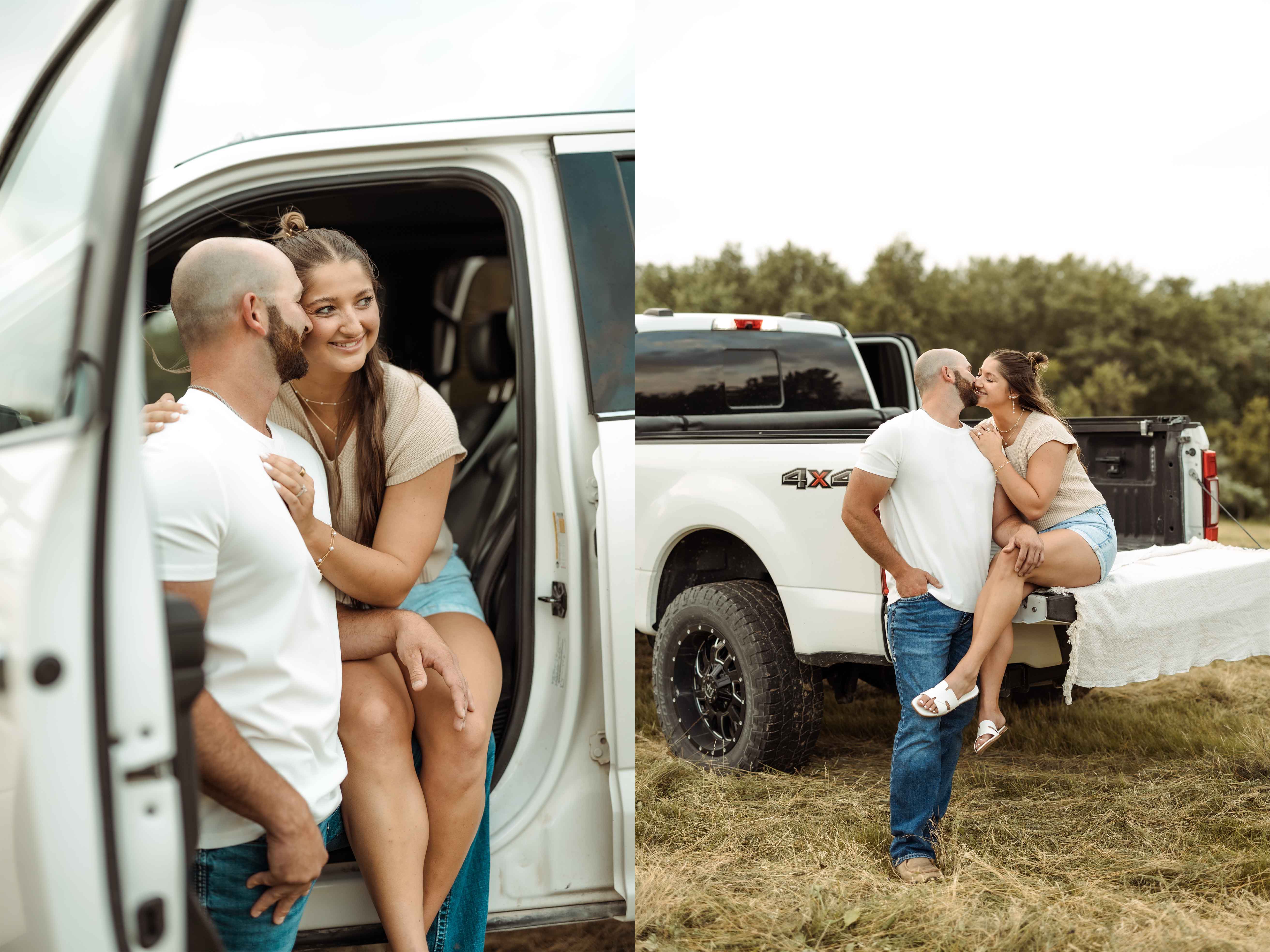 Palisades Park Engagement, Mount Vernon, Iowa