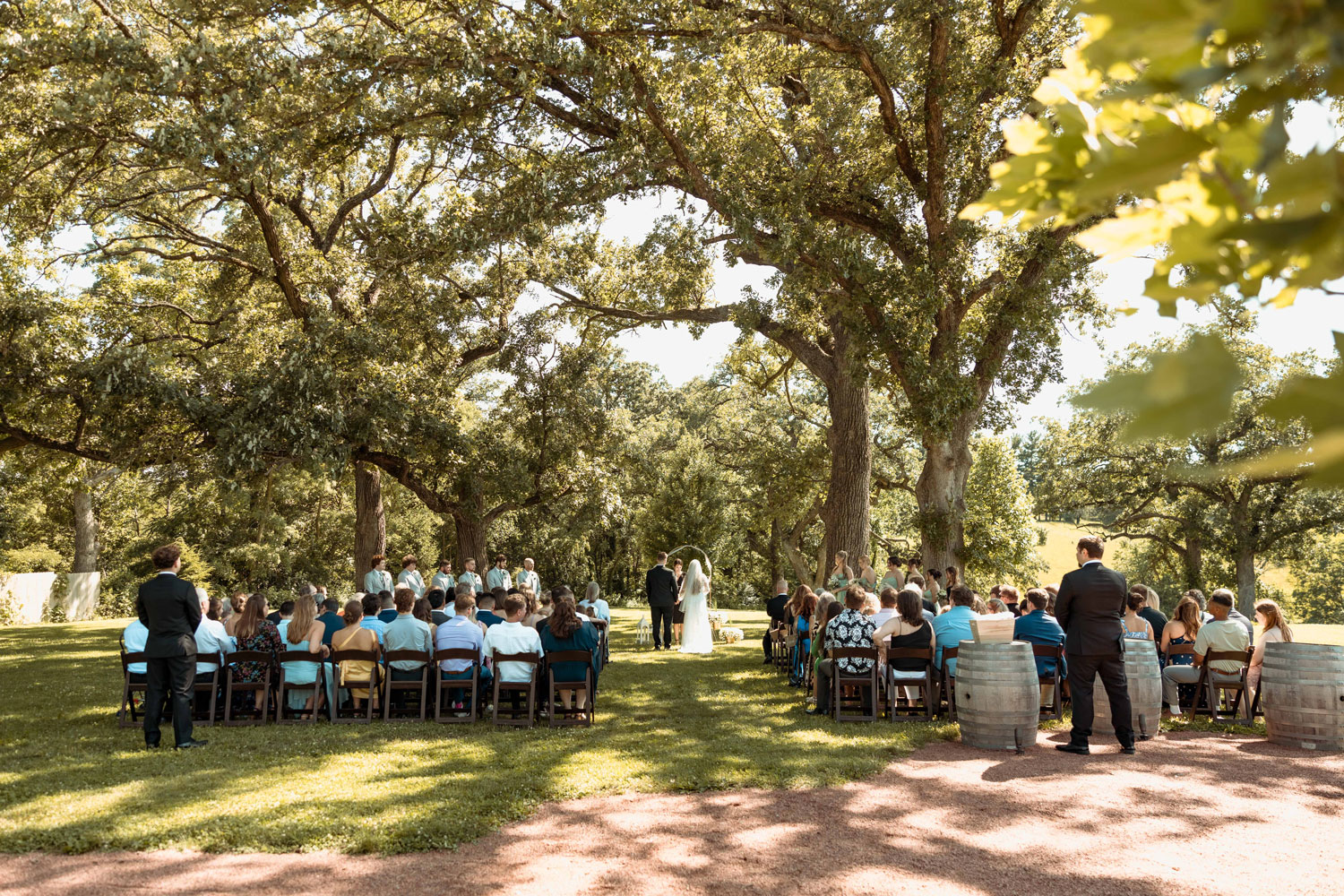 Old Oak Winery Wedding, Milan, Illinois