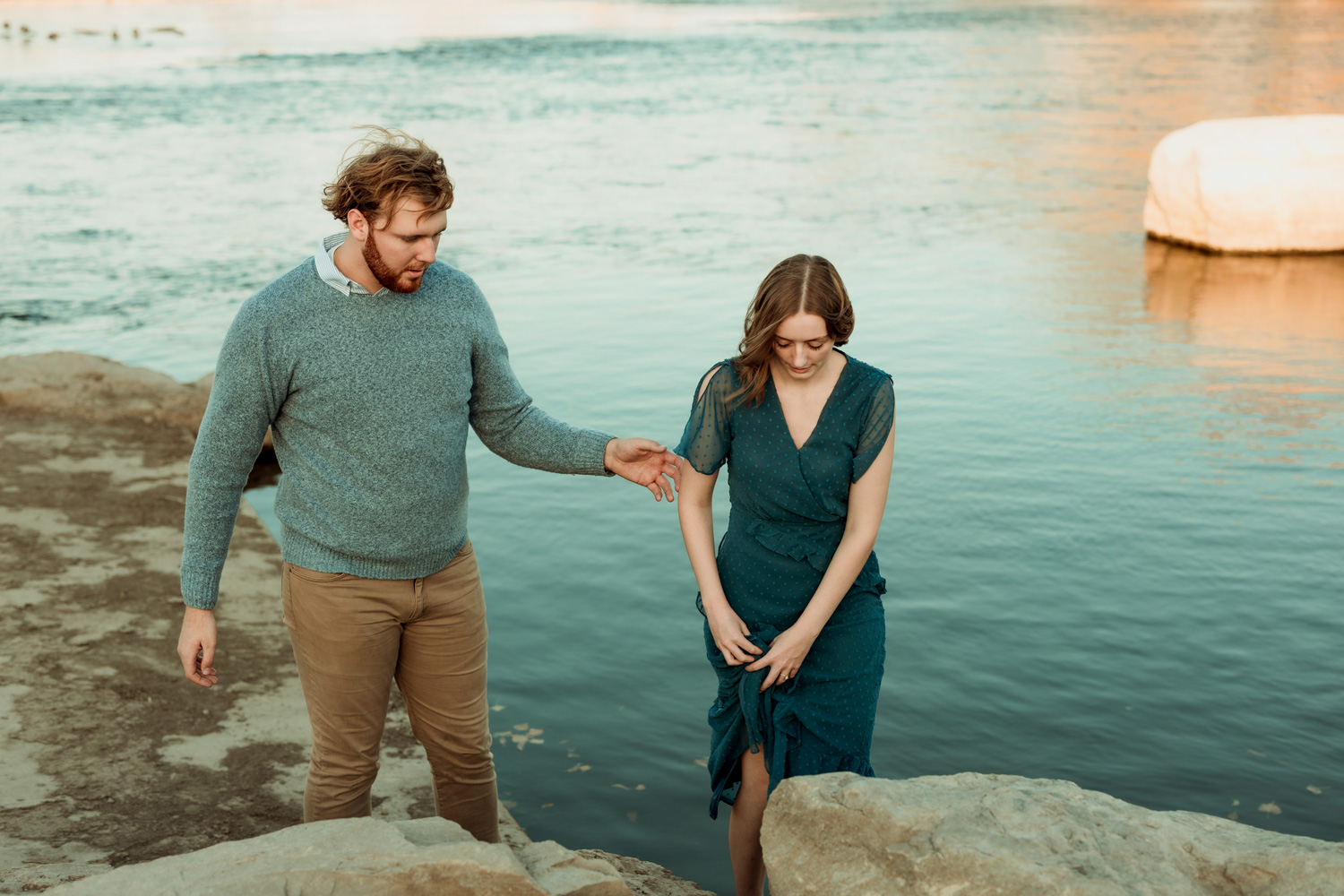 Big Woods Lake Engagement Pictures, Cedar Falls, Iowa