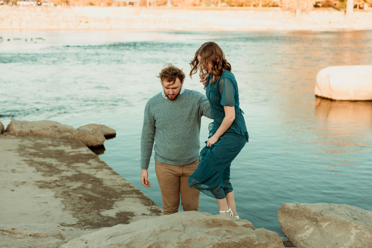 Big Woods Lake Engagement Pictures, Cedar Falls, Iowa