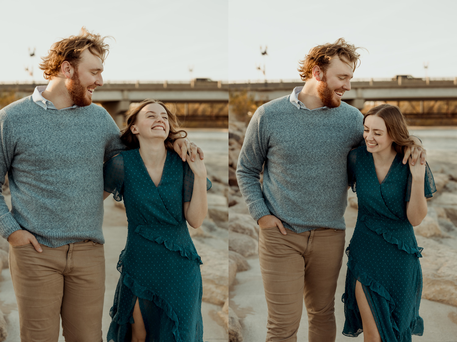 Big Woods Lake Engagement Pictures, Cedar Falls, Iowa