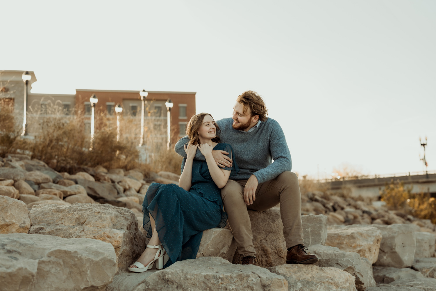 Big Woods Lake Engagement Pictures, Cedar Falls, Iowa