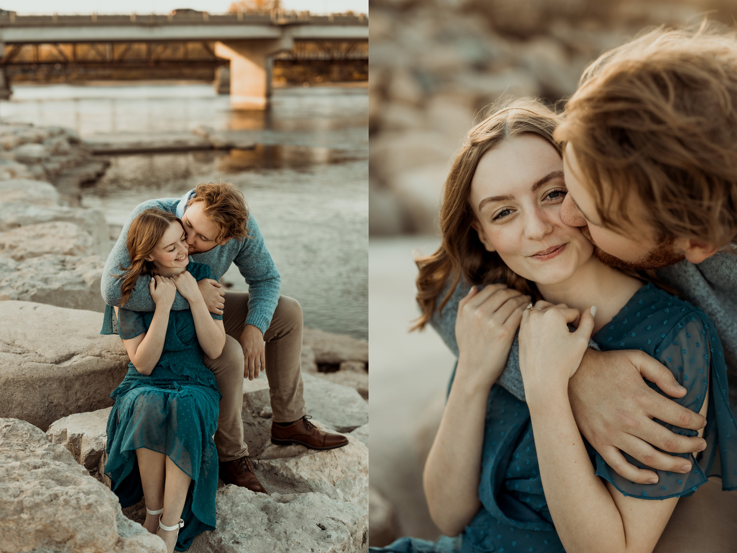 Big Woods Lake Engagement Pictures, Cedar Falls, Iowa