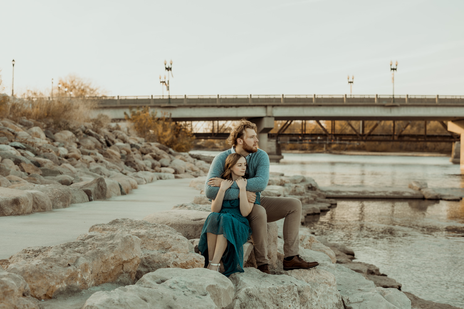 Big Woods Lake Engagement Pictures, Cedar Falls, Iowa
