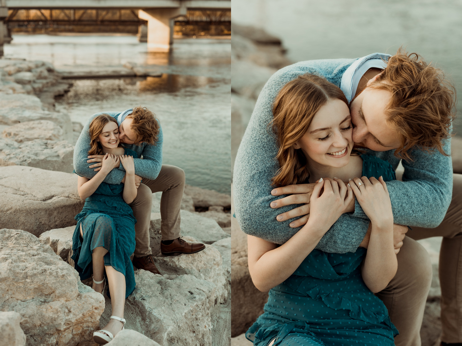 Big Woods Lake Engagement Pictures, Cedar Falls, Iowa