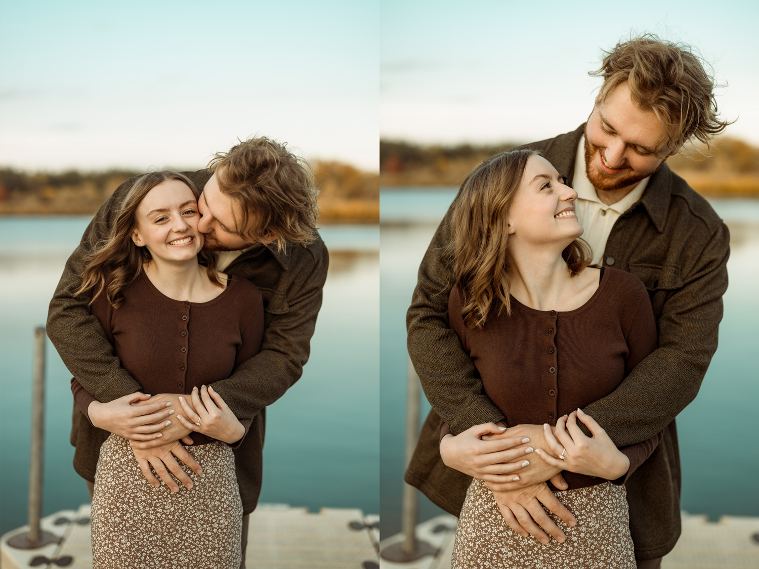 Big Woods Lake Engagement Pictures, Cedar Falls, Iowa