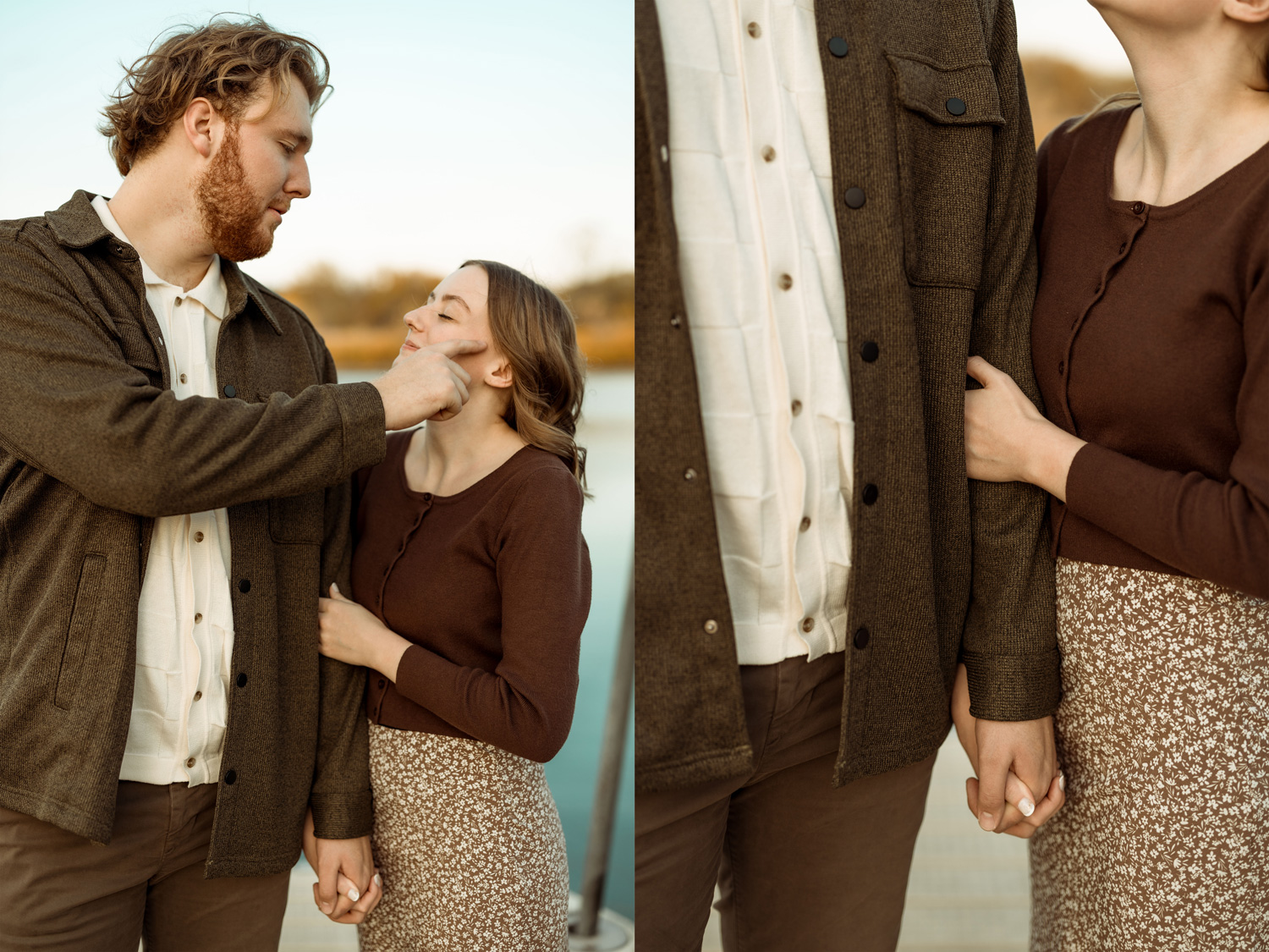 Big Woods Lake Engagement Pictures, Cedar Falls, Iowa