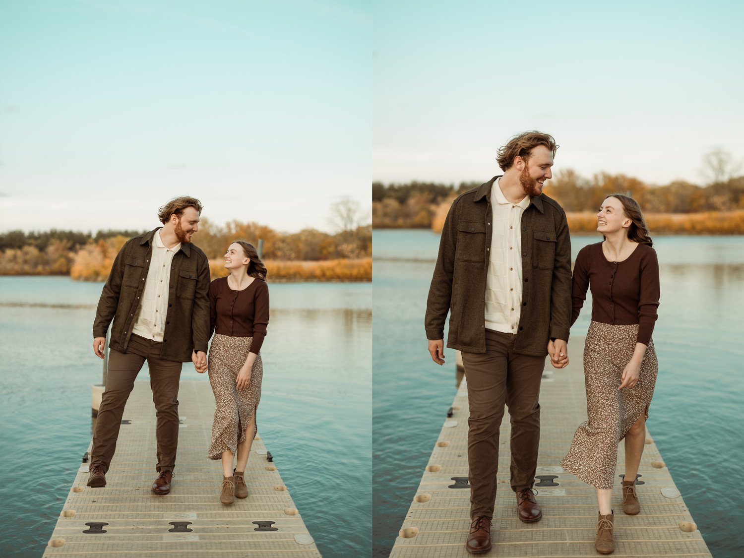Big Woods Lake Engagement Pictures, Cedar Falls, Iowa