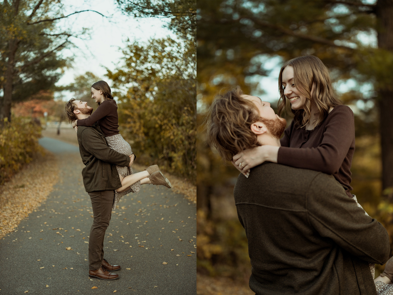 Big Woods Lake Engagement Pictures, Cedar Falls, Iowa