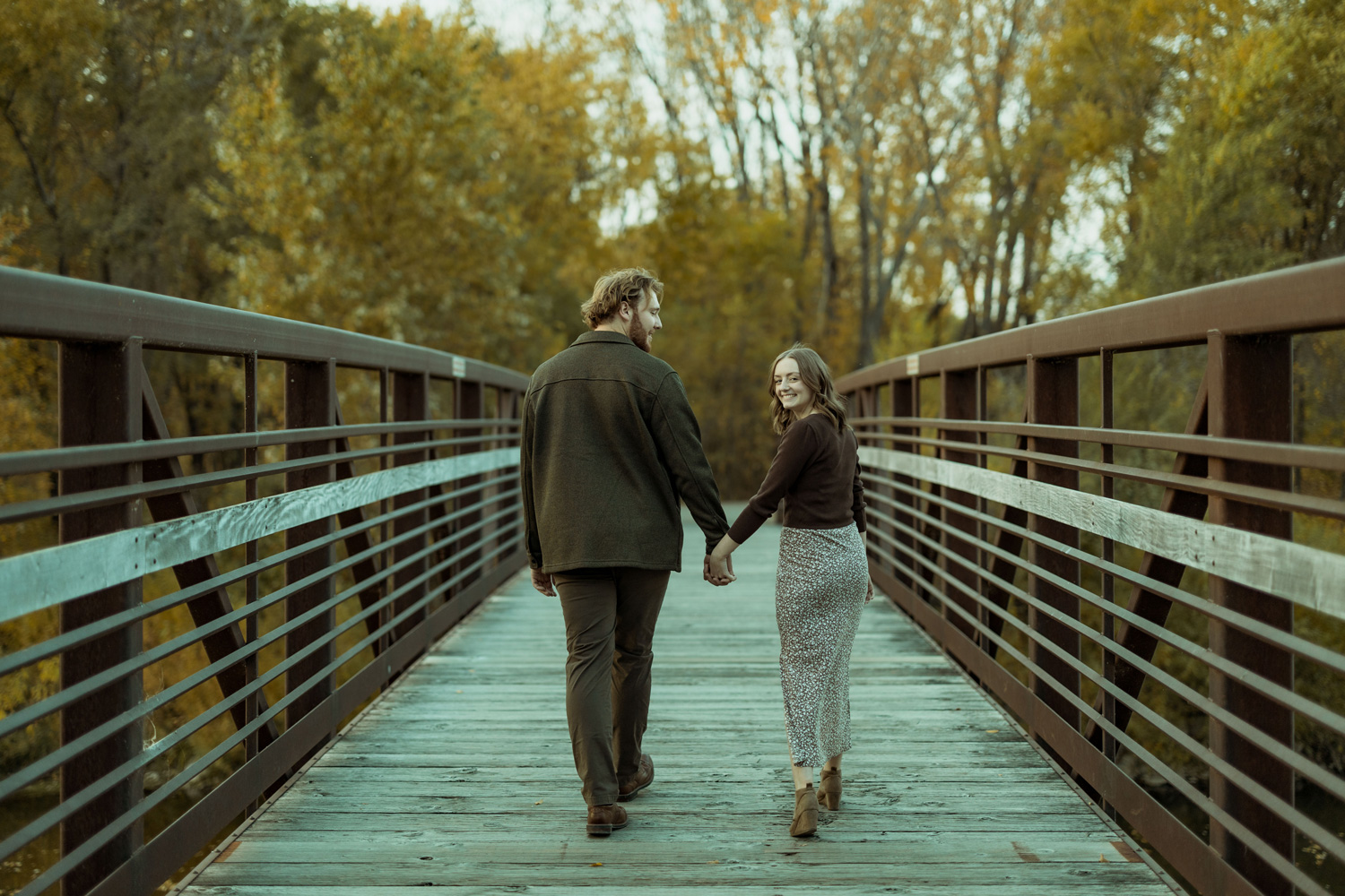 Big Woods Lake Engagement Pictures, Cedar Falls, Iowa
