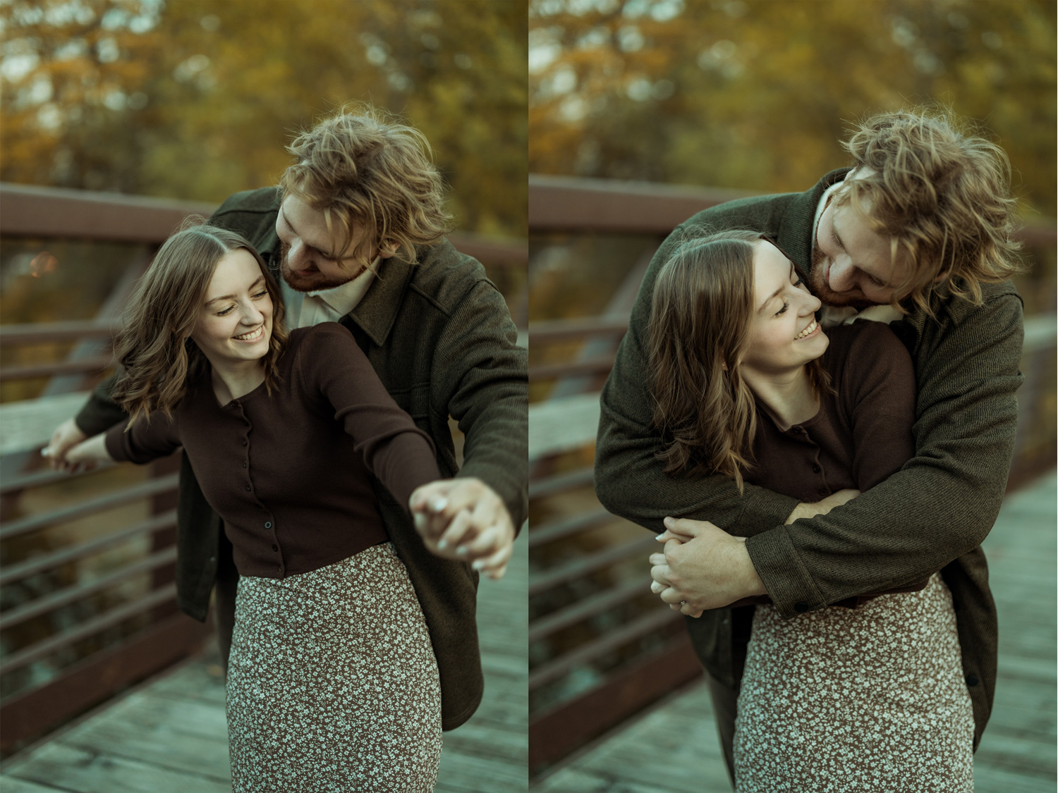 Big Woods Lake Engagement Pictures, Cedar Falls, Iowa